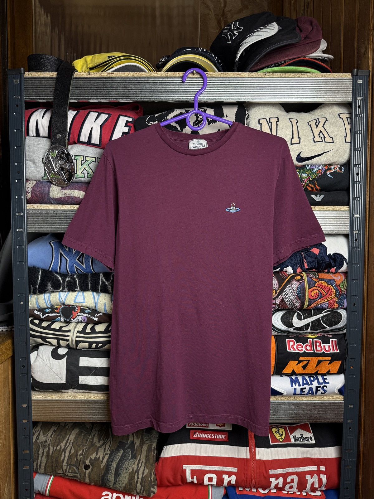 Vivienne Westwood Vintage Vivienne Westwood tee logo size M Purple T-shirt Size US M / EU 48-50 / 2 - 1 Thumbnail