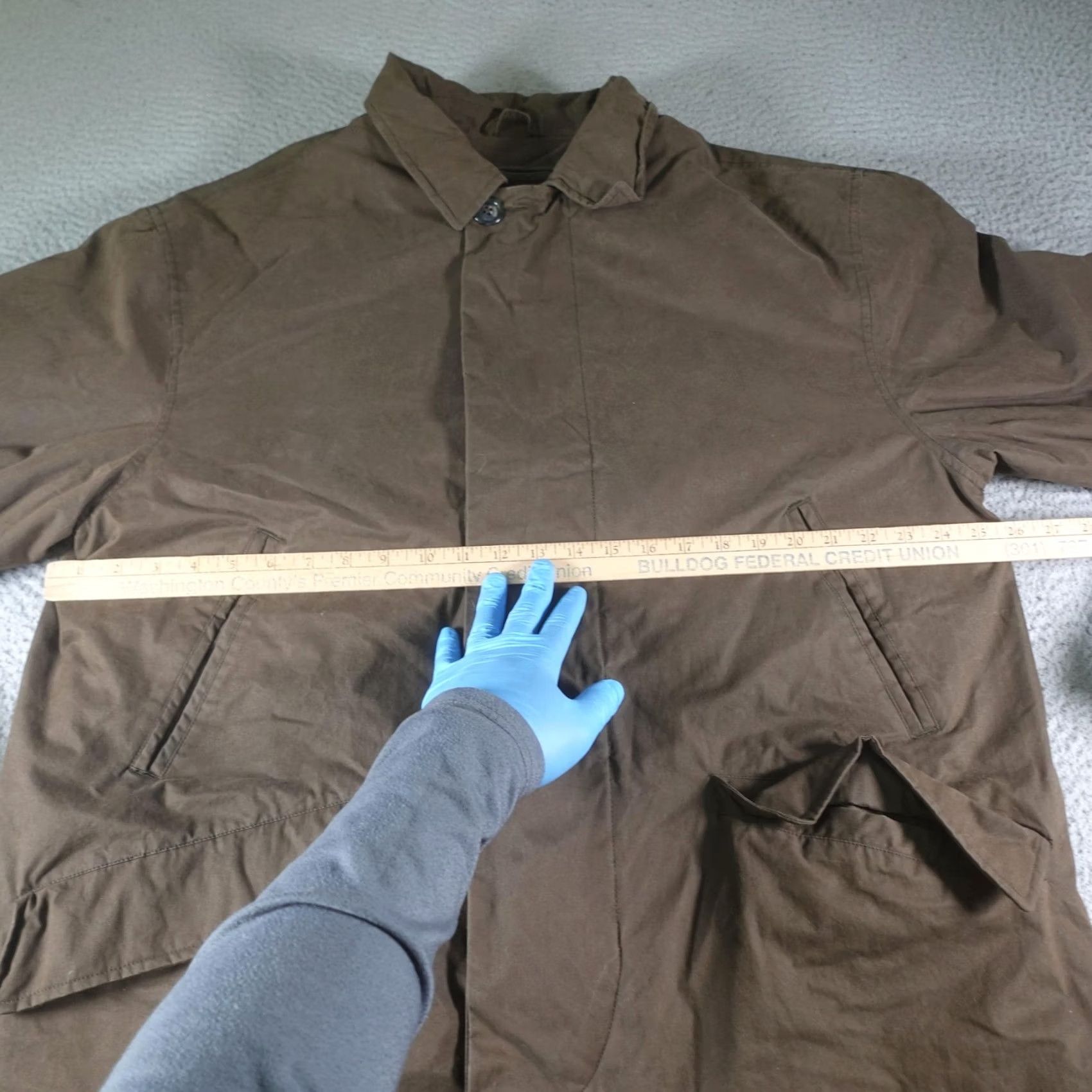 Eddie Bauer Eddie Bauer Coat Mens LT Large Brown Canvas Lined Insulated Overcoat Outdoors Size US L / EU 52-54 / 3 - 5 Thumbnail