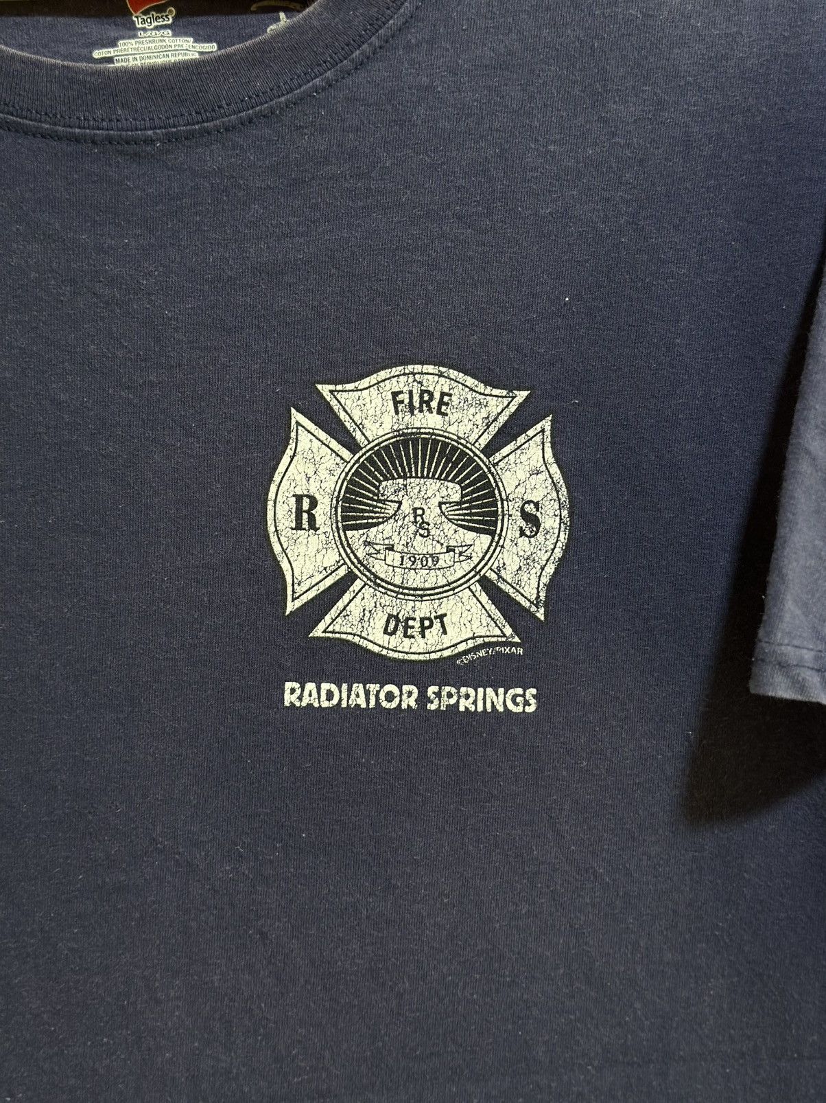 Disney Vintage Radiator Springs Sun Faded Tee Size US M / EU 48-50 / 2 - 2 Thumbnail