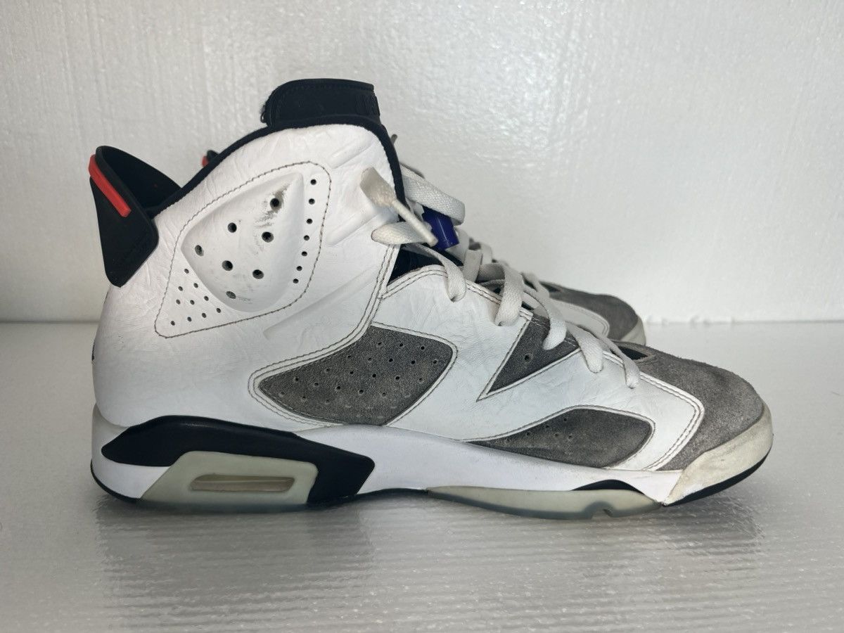 Jordan Brand Air Jordan 6 Retro LTR White Flint Flight Nostalgia Sz 14 Size US 14 / EU 47 - 5 Thumbnail