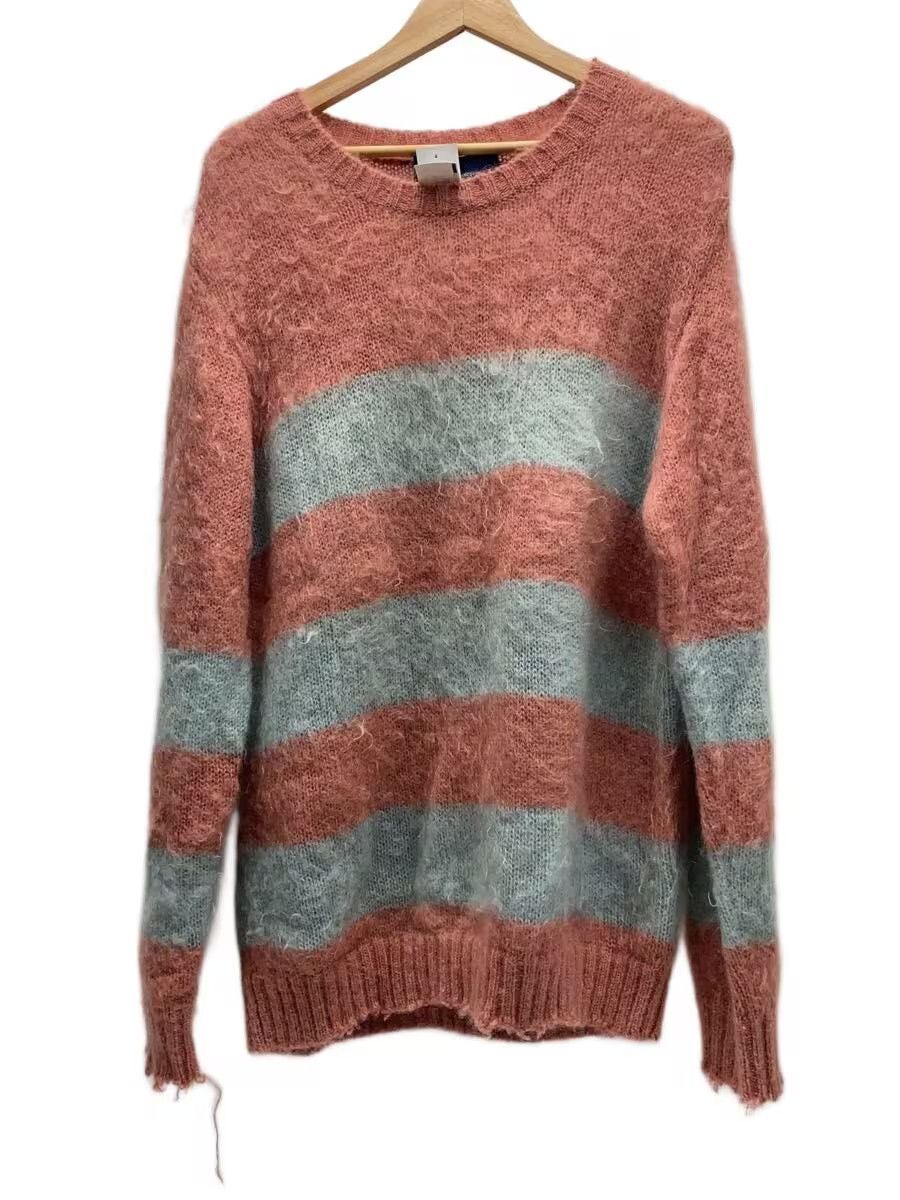 Undercover Striped Mohair Knit Sweater Size US L / EU 52-54 / 3 - 1 Thumbnail
