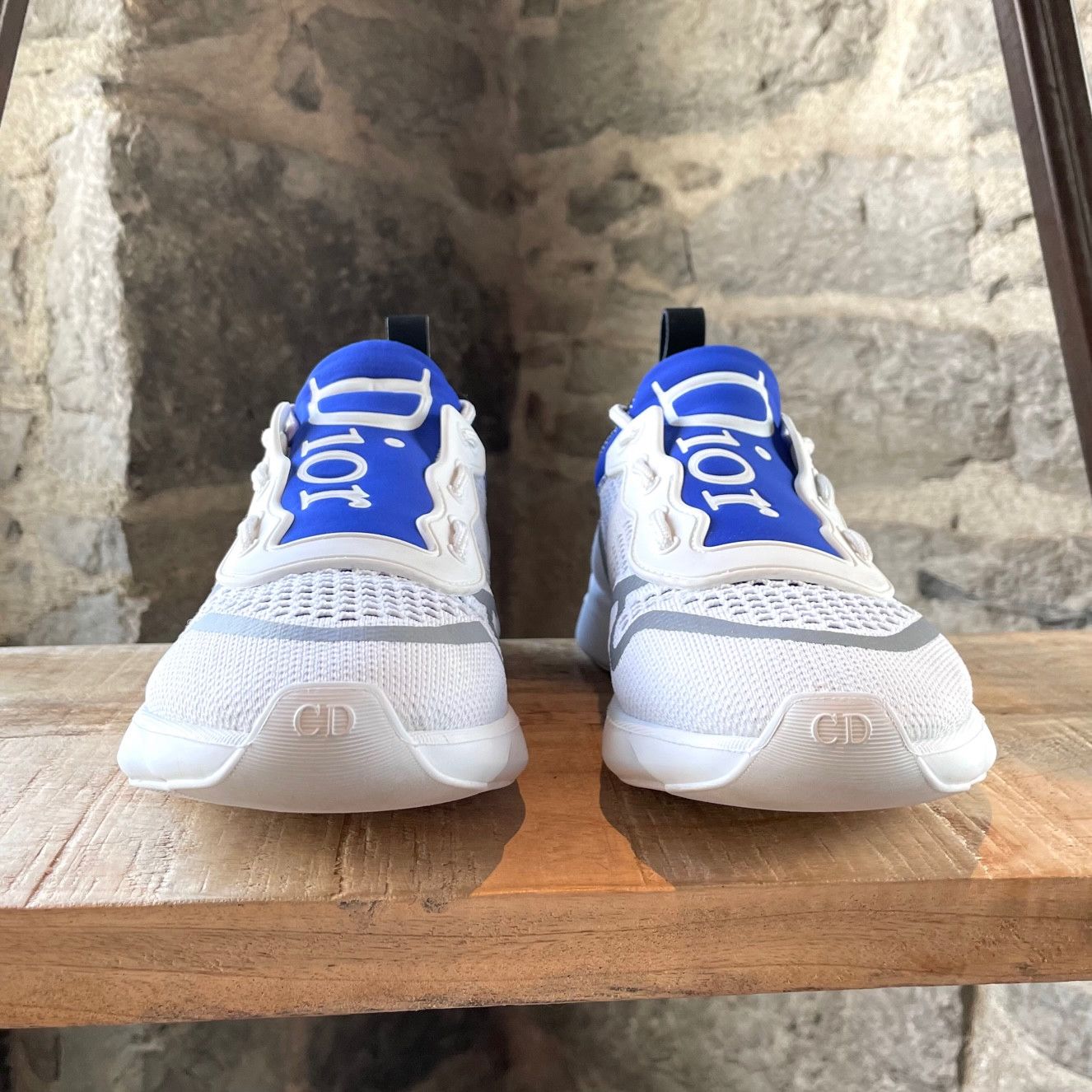 Dior Dior Homme B21 Neo White Blue Sneakers Size US 7 / EU 40 - 3 Thumbnail