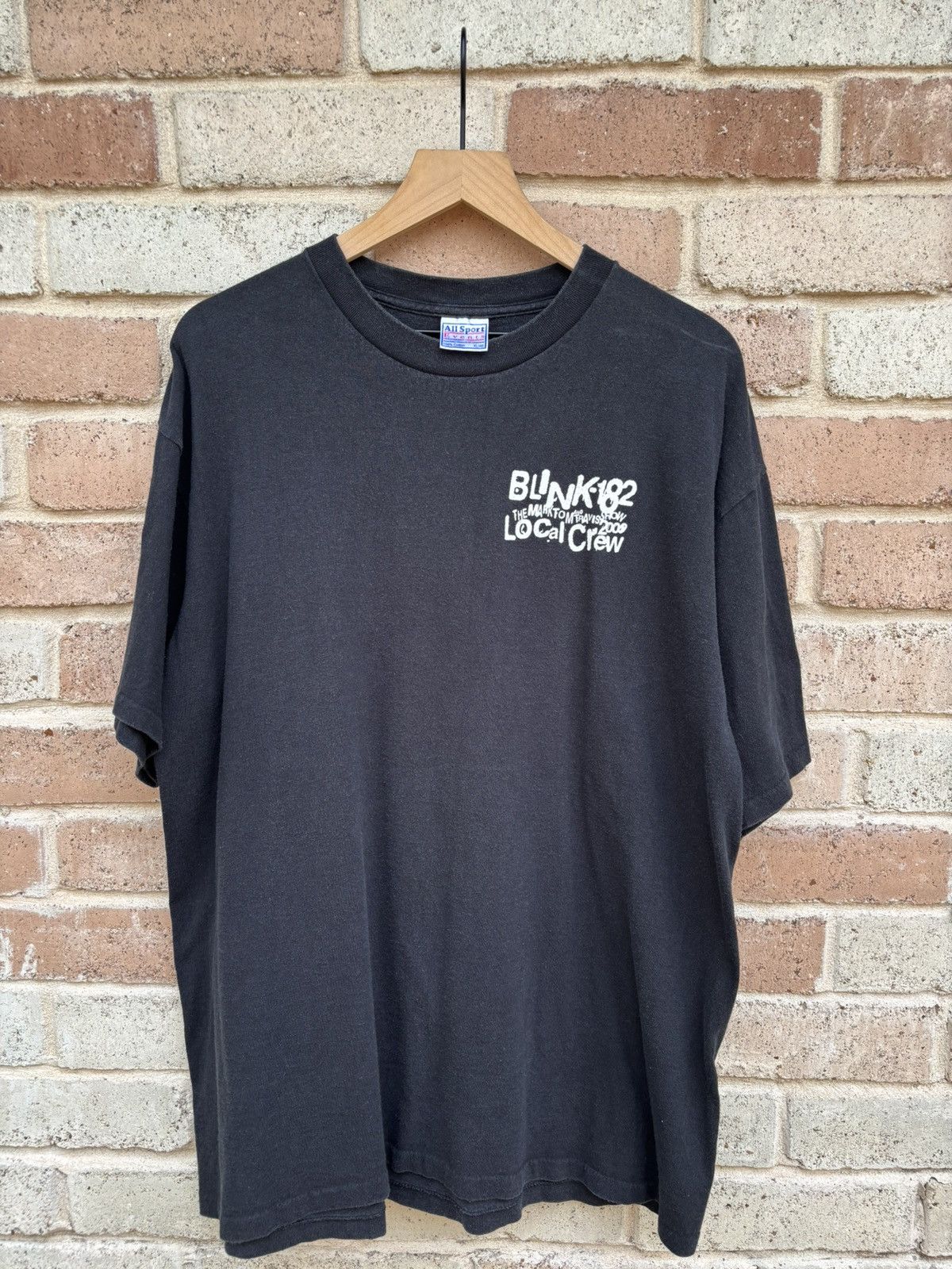 Band Tees × Vintage Vtg 2000 Blink-182 Local Crew T Shirt Size US XL / EU 56 / 4 - 1 Thumbnail