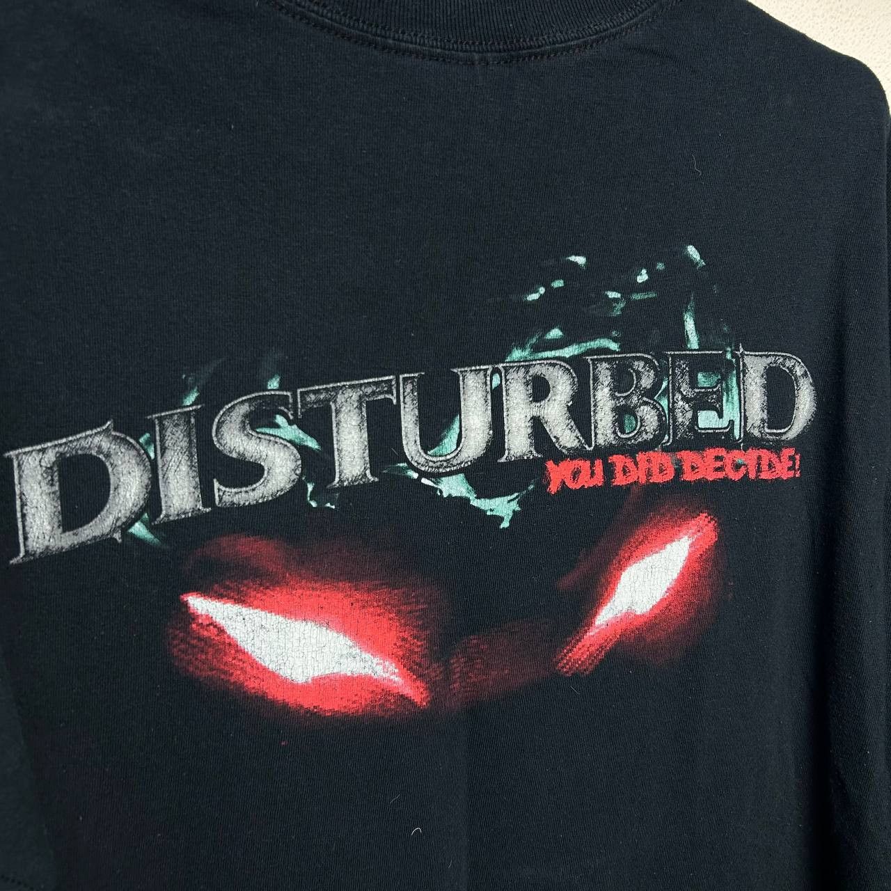 Band Tees Vintage Disturbed Big Graphic logo 2000s rock band tee Size US M / EU 48-50 / 2 - 8 Thumbnail