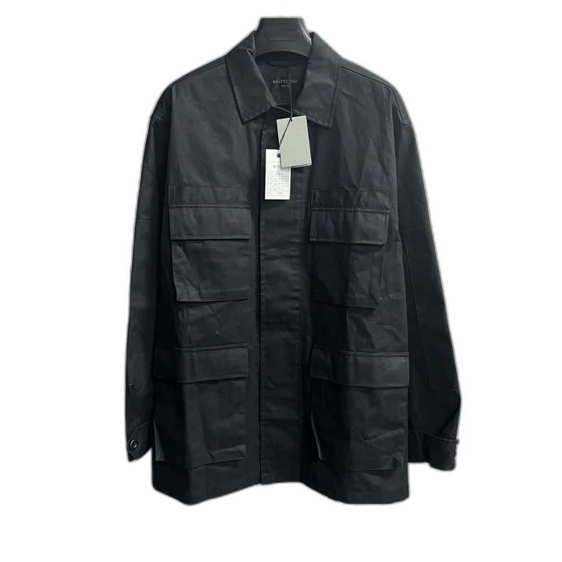 Balenciaga Balenciaga Black Pocket Long Sleeve Jacket Size US S / EU 44-46 / 1 - 1 Thumbnail