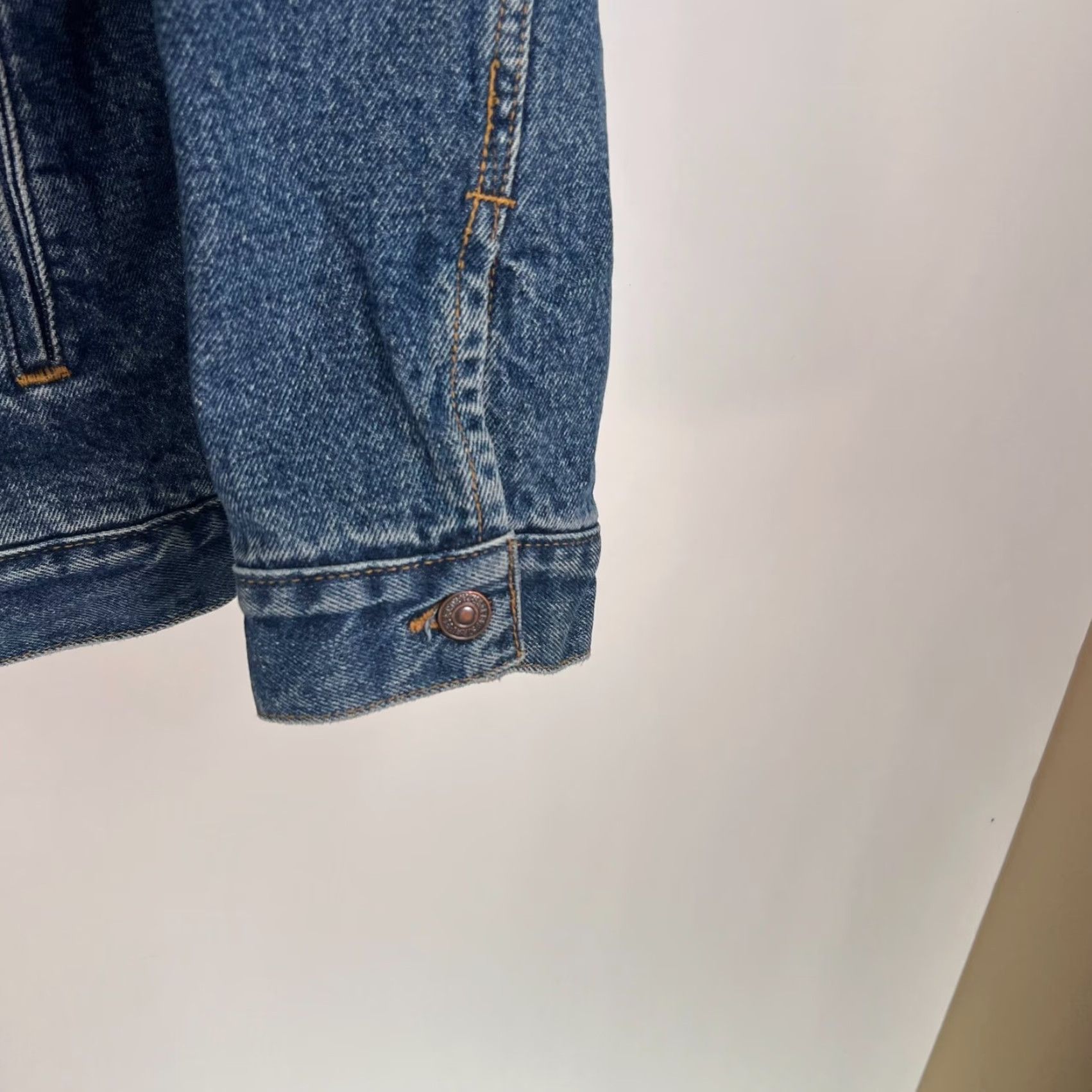Levi's VINTAGE Levi's Dry Goods Sherpa Lined Blue Jean Jacket Mens XL Jacket Size US 36 / EU 52 - 2 Thumbnail