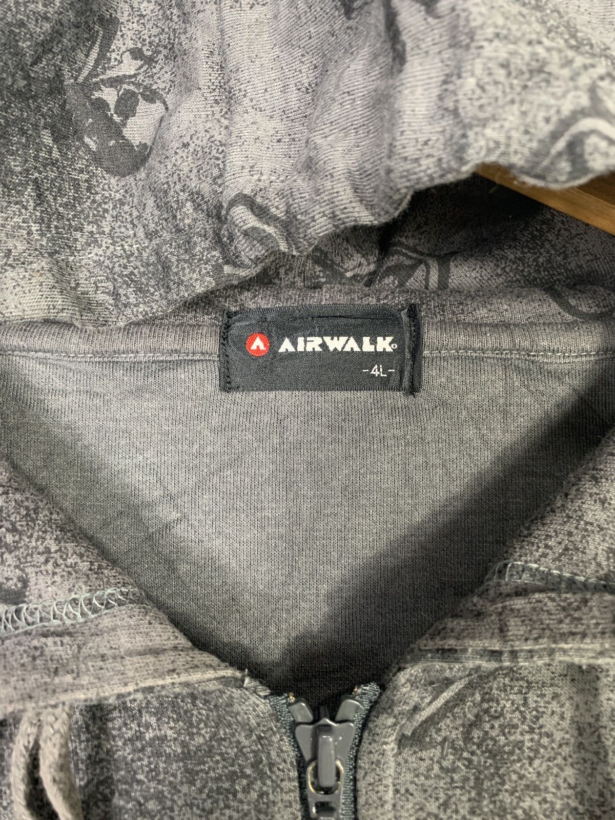 Japanese Brand × Vintage Authentic hoodie Airwalk zipper sweatshirt Size US XXL / EU 58 / 5 - 8 Thumbnail