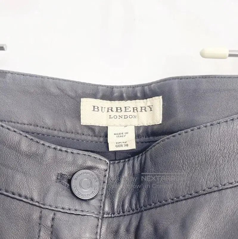 Burberry Burberry Black Leather Women's Casual Pants. Size 30" / US 8 / IT 44 - 5 Thumbnail