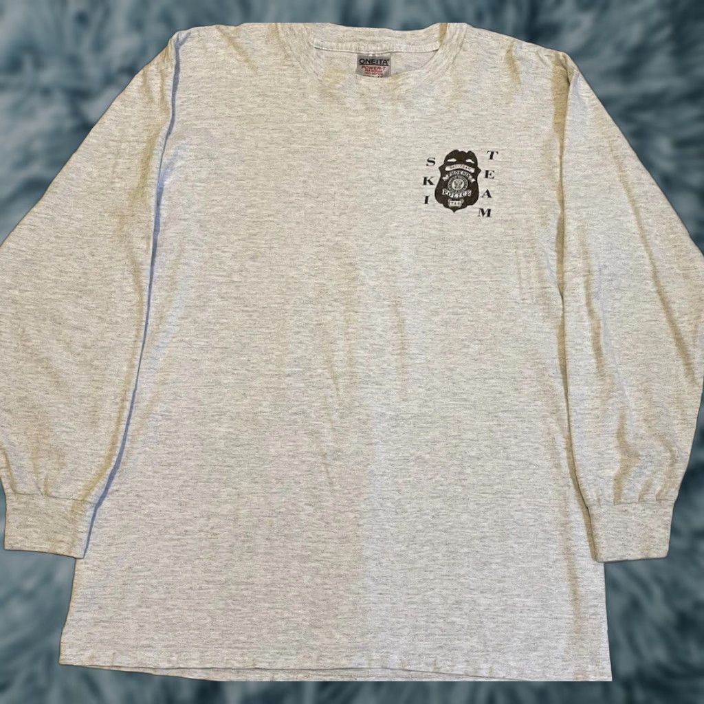 Vintage VINTAGE Phoenix Police Ski Club Shirt XL Gray 80s 90s Arizona Snowboard Grunge USA Police T-Shirt Mens Size US XL / EU 56 / 4 - 1 Thumbnail