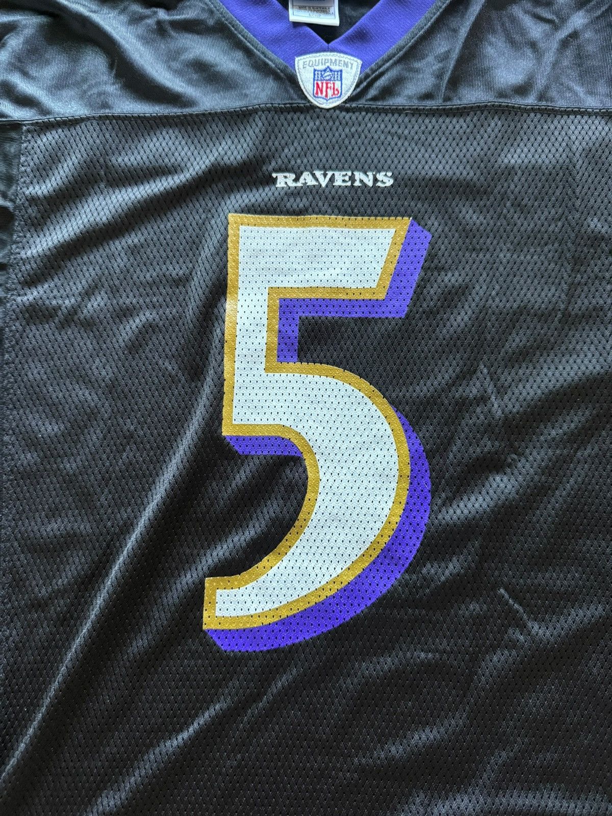 Reebok Baltimore Ravens Reebok Jersey Mens Size Small Black Flacco Size US S / EU 44-46 / 1 - 3 Thumbnail