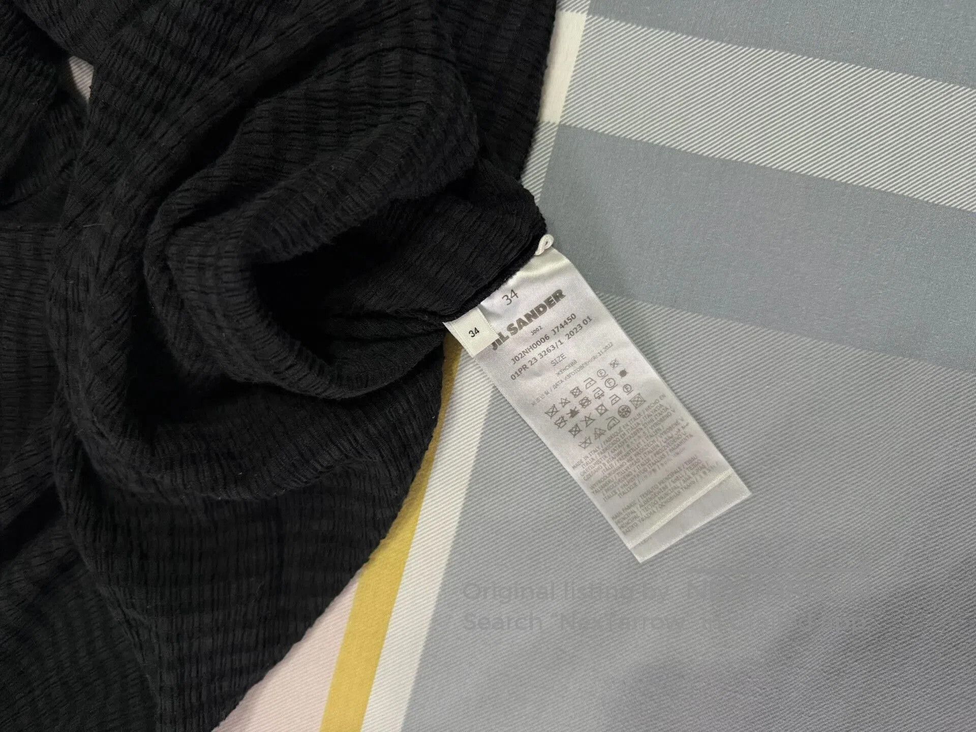 Jil Sander Jil Sander Long Sleeve Top Black Color. Size M / US 6-8 / IT 42-44 - 4 Thumbnail