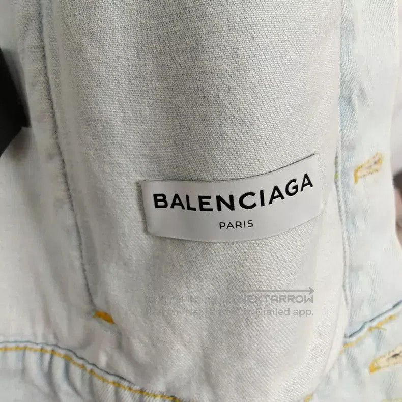 Balenciaga Balenciaga Denim Jacket, Size 38 Light Blue Size XS / US 0-2 / IT 36-38 - 4 Thumbnail