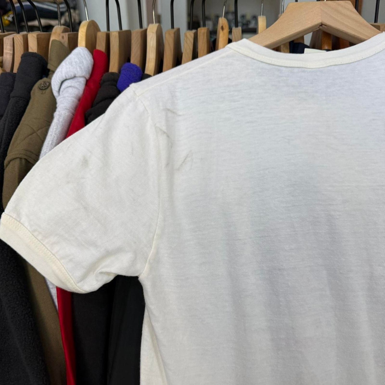Other Vintage 70s or 80s Hebrew Drink Coca-Cola Ringer T-Shirt Size US S / EU 44-46 / 1 - 7 Thumbnail