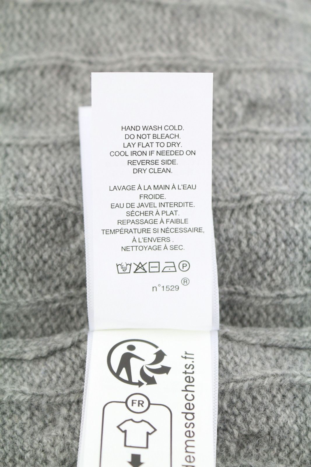 Ralph Lauren GREY M Wool Cashmere Pullover Jumper 86952 Size US M / EU 48-50 / 2 - 9 Thumbnail