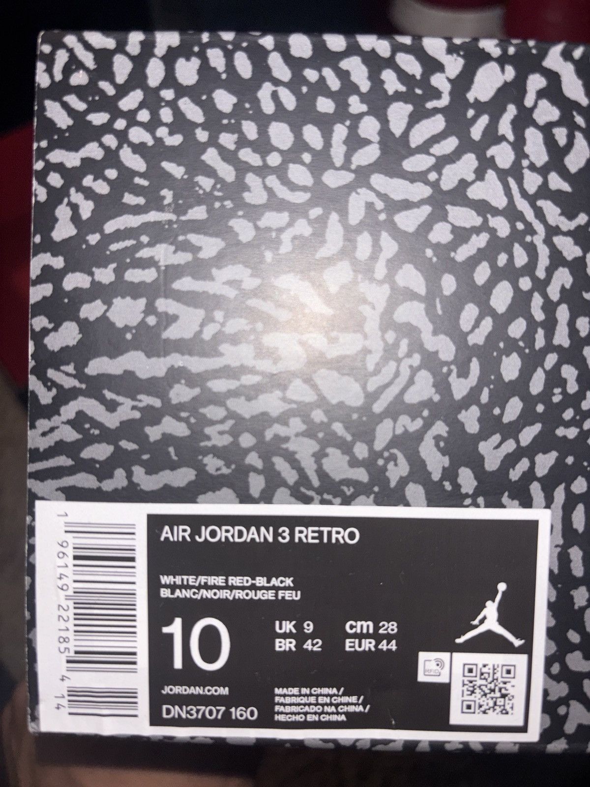 Jordan Brand Jordan 3 Fire Red Size US 10 / EU 43 - 6 Thumbnail
