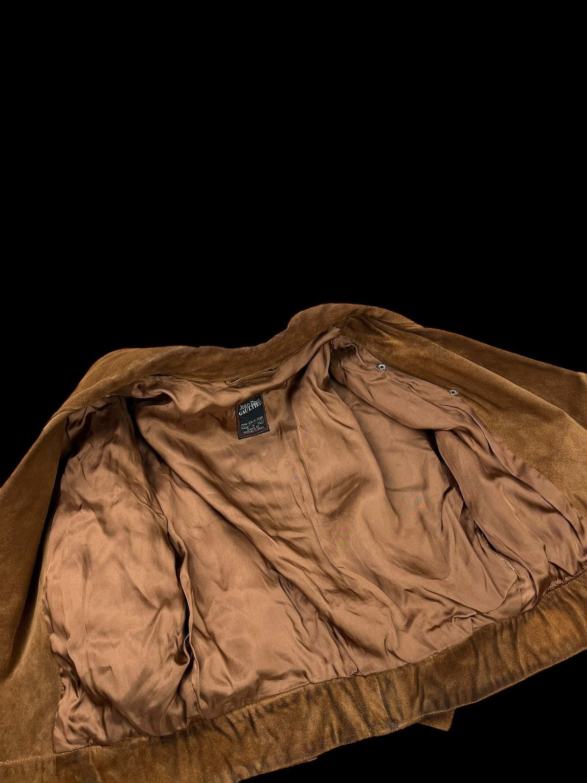 Jean Paul Gaultier JPG Suede brown jacket vest perfecto Size XS / US 0-2 / IT 36-38 - 11 Thumbnail