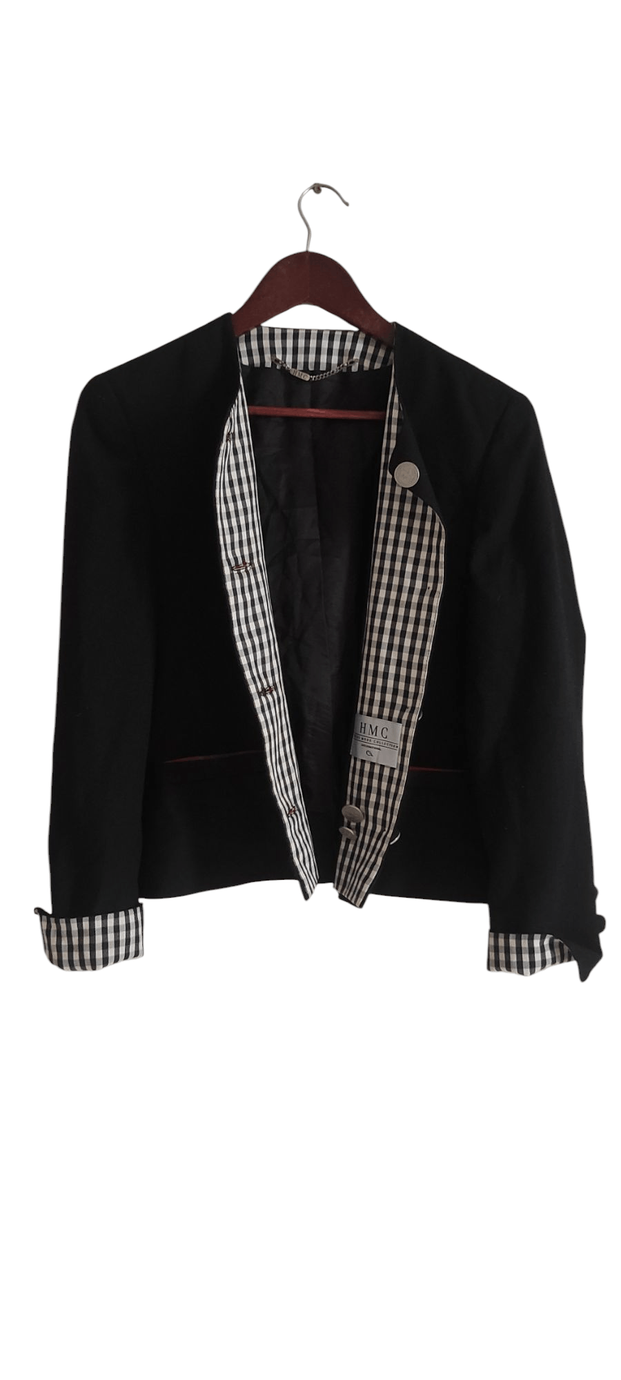 Vintage HMC Hucke Mode Collection Women's Single Breasted Blazer Size M / US 6-8 / IT 42-44 - 11 Thumbnail