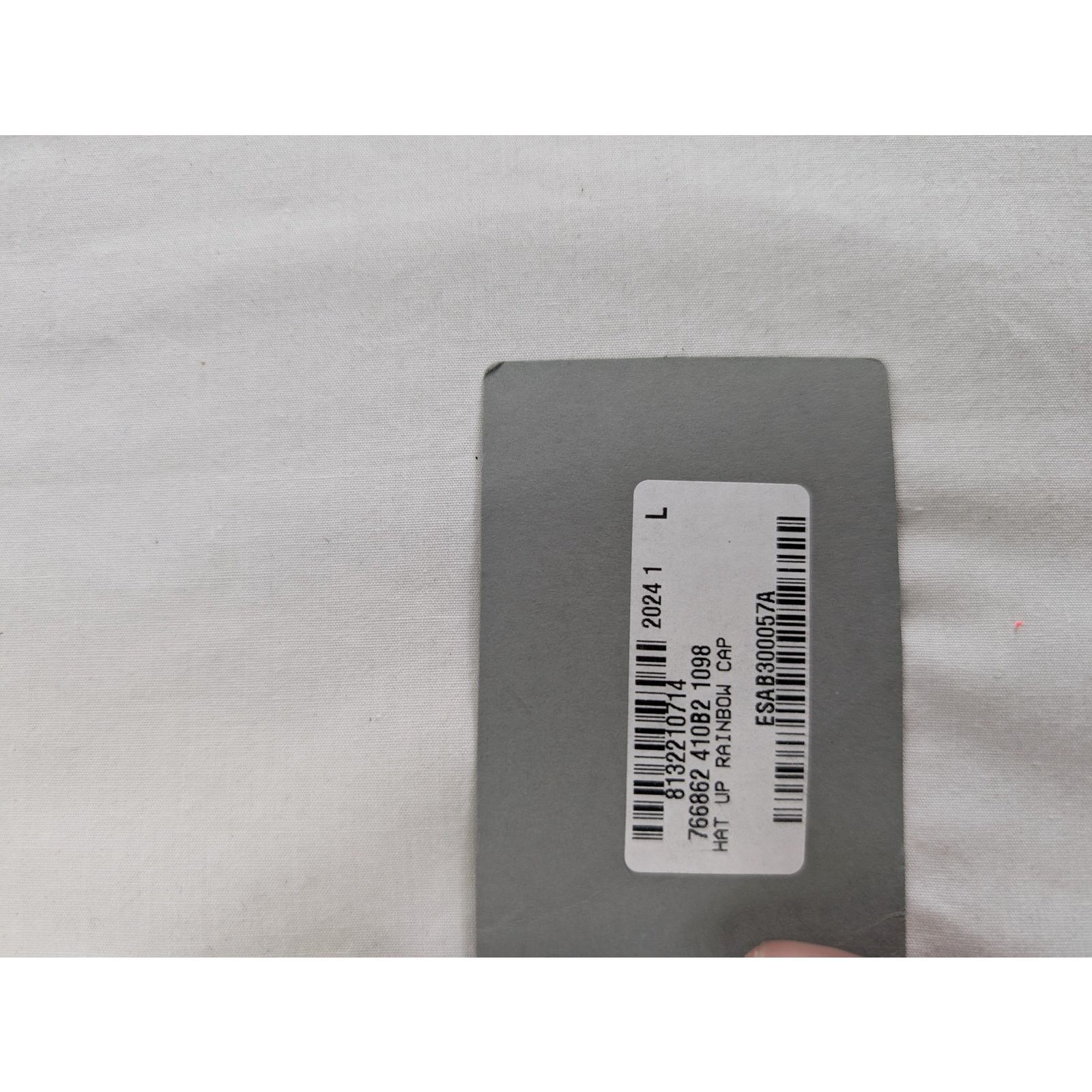 Balenciaga o1rshd1 Size: L/ Cotton Drill Hat up Rainbow Cap / Hat Black Size ONE SIZE - 14 Thumbnail