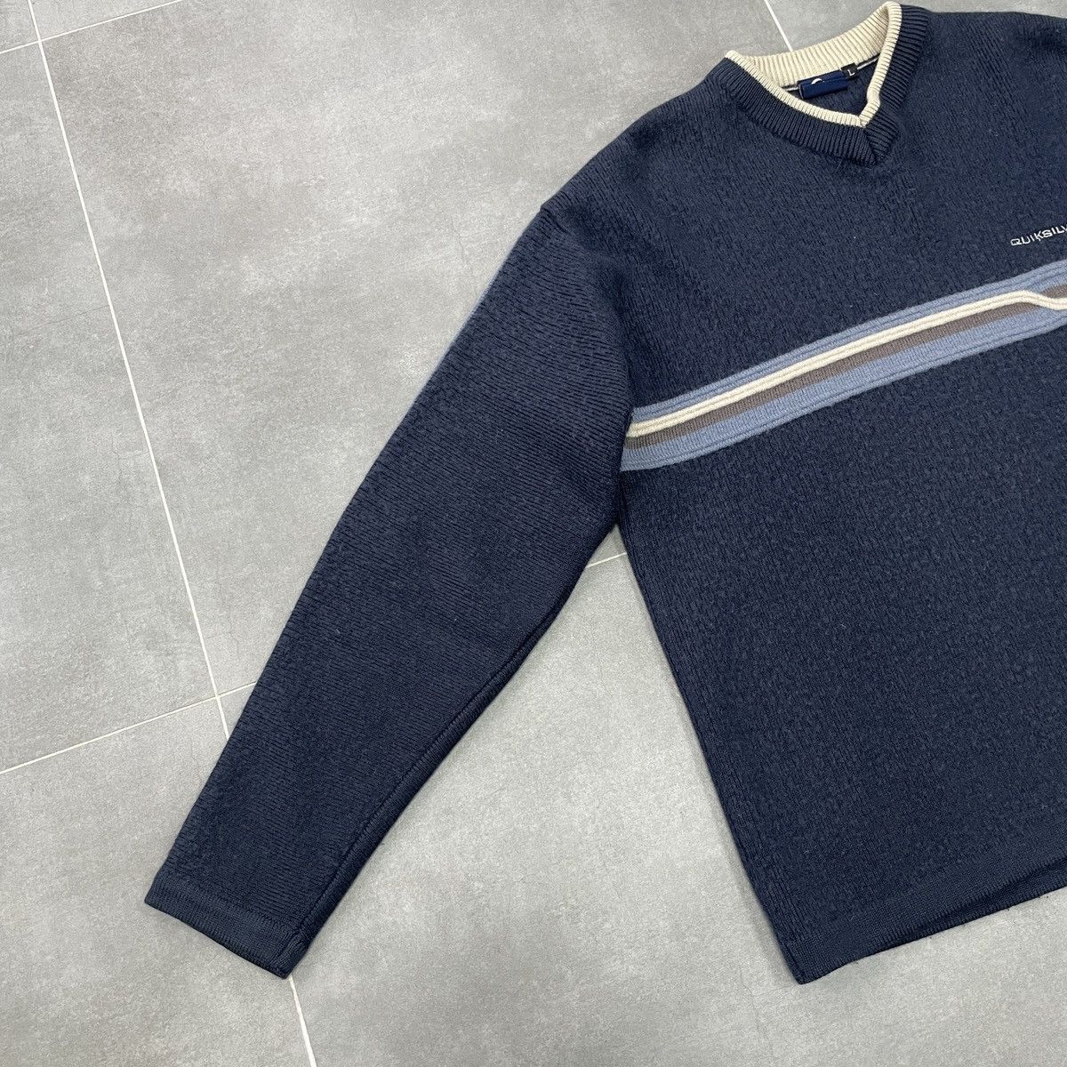 Quiksilver × Vintage Vintage Quiksilver Wool Sweater Size L Size US L / EU 52-54 / 3 - 4 Thumbnail