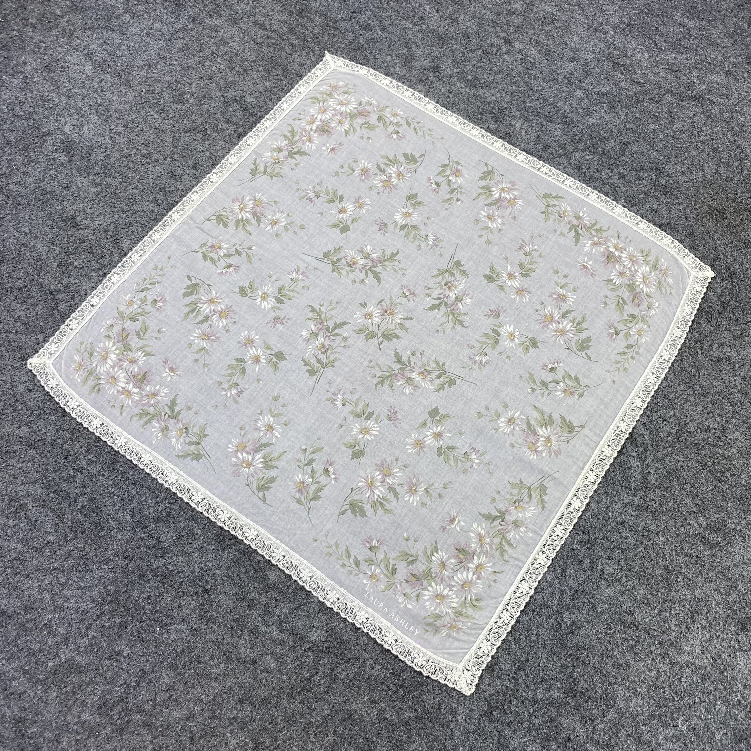 Laura Ashley Laura Ashley Handkerchief Neckerchief Bandana-B1876 Size ONE SIZE - 4 Thumbnail