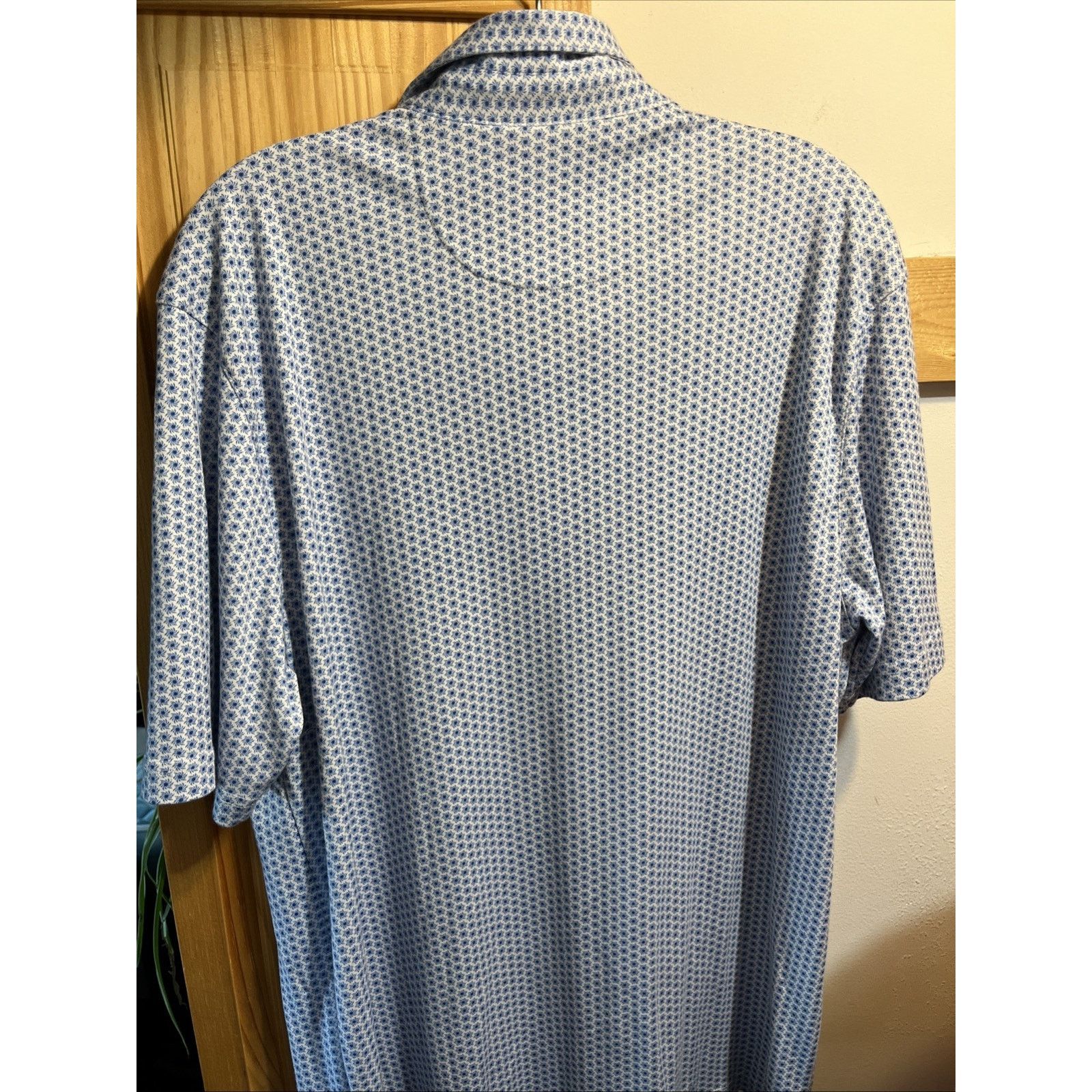 Greg Norman Greg Norman XL Polo Polyester Pima Cotton Blend Blue White Size US XL / EU 56 / 4 - 8 Thumbnail