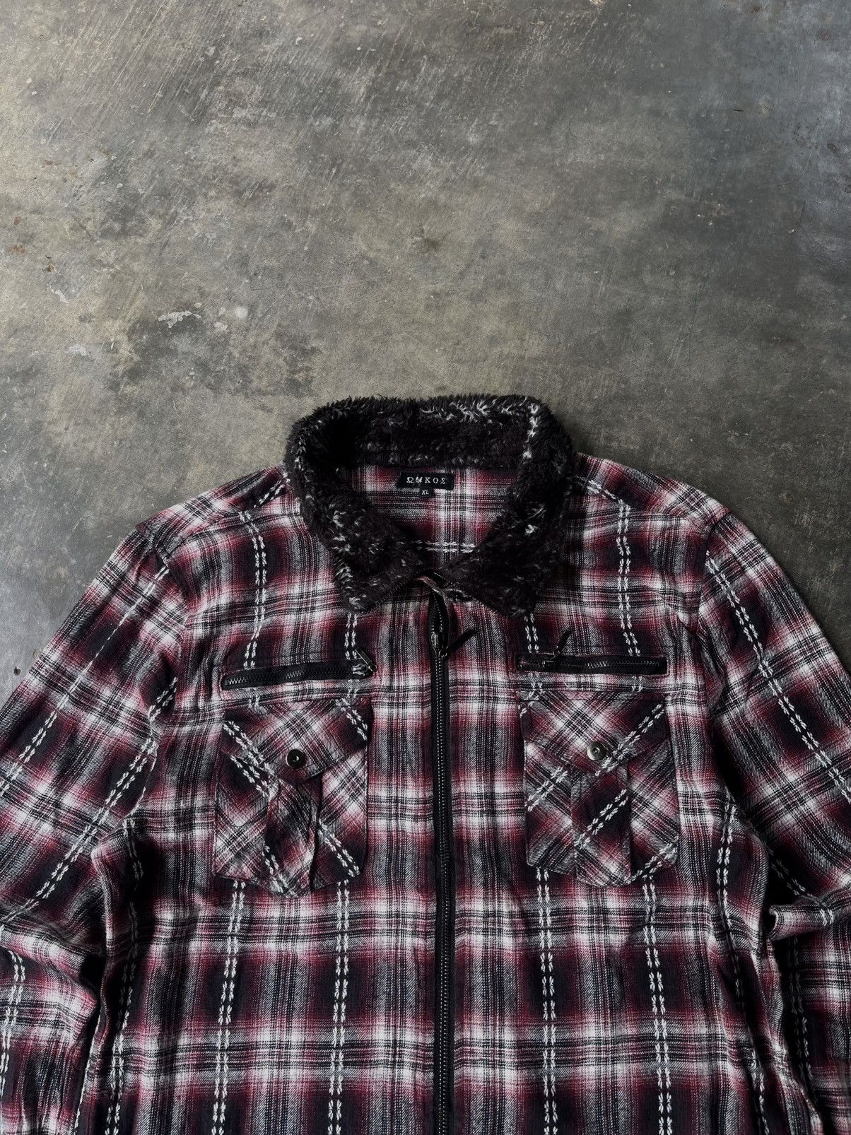 Japanese Brand JAPANESE FUR OMKOE BUTTON DOWN SHIRT Size US XL / EU 56 / 4 - 5 Thumbnail