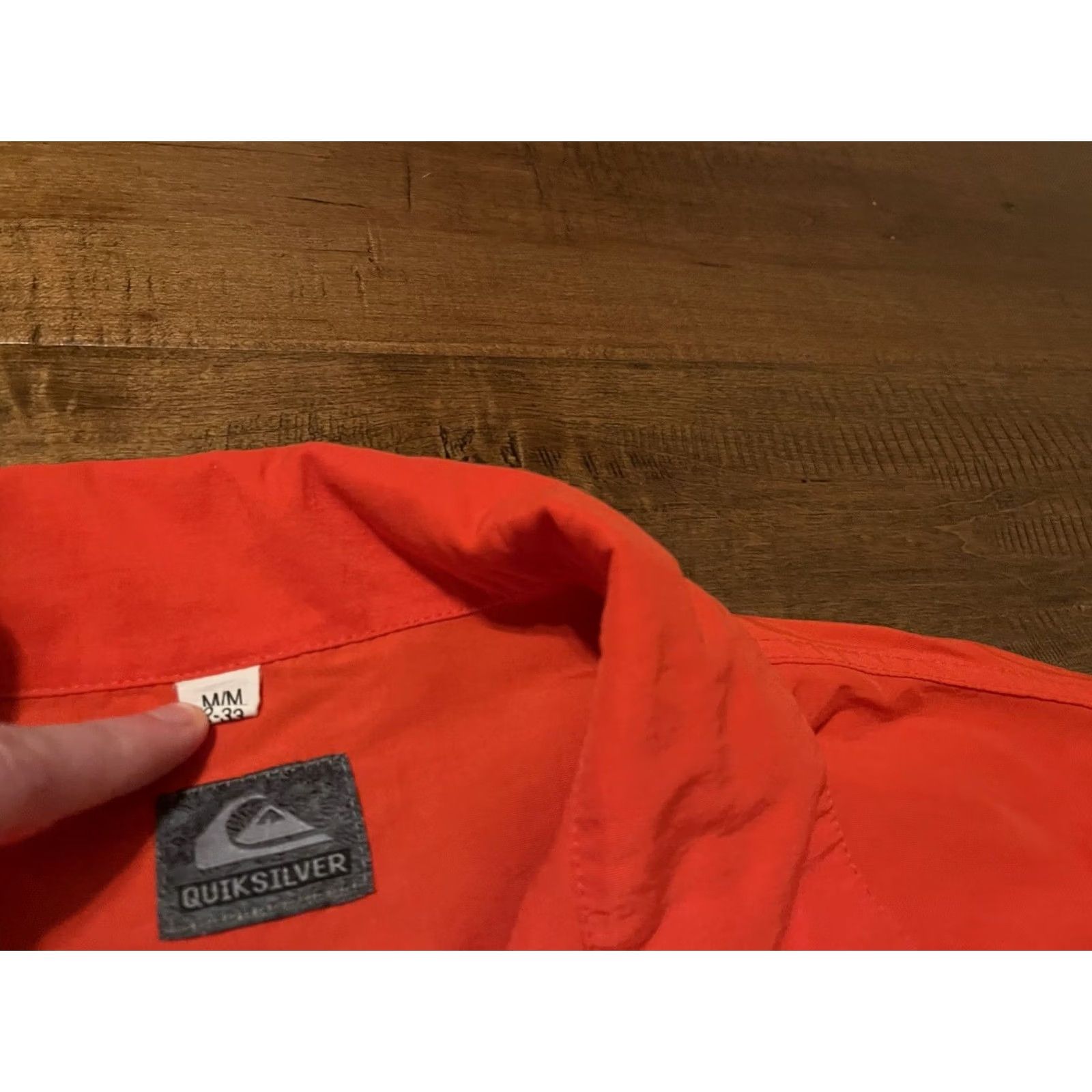 Quiksilver VINTAGE Quiksilver Windbreaker Jacket - Nylon Red Made in USA - Men's M - 80s Size US M / EU 48-50 / 2 - 3 Thumbnail