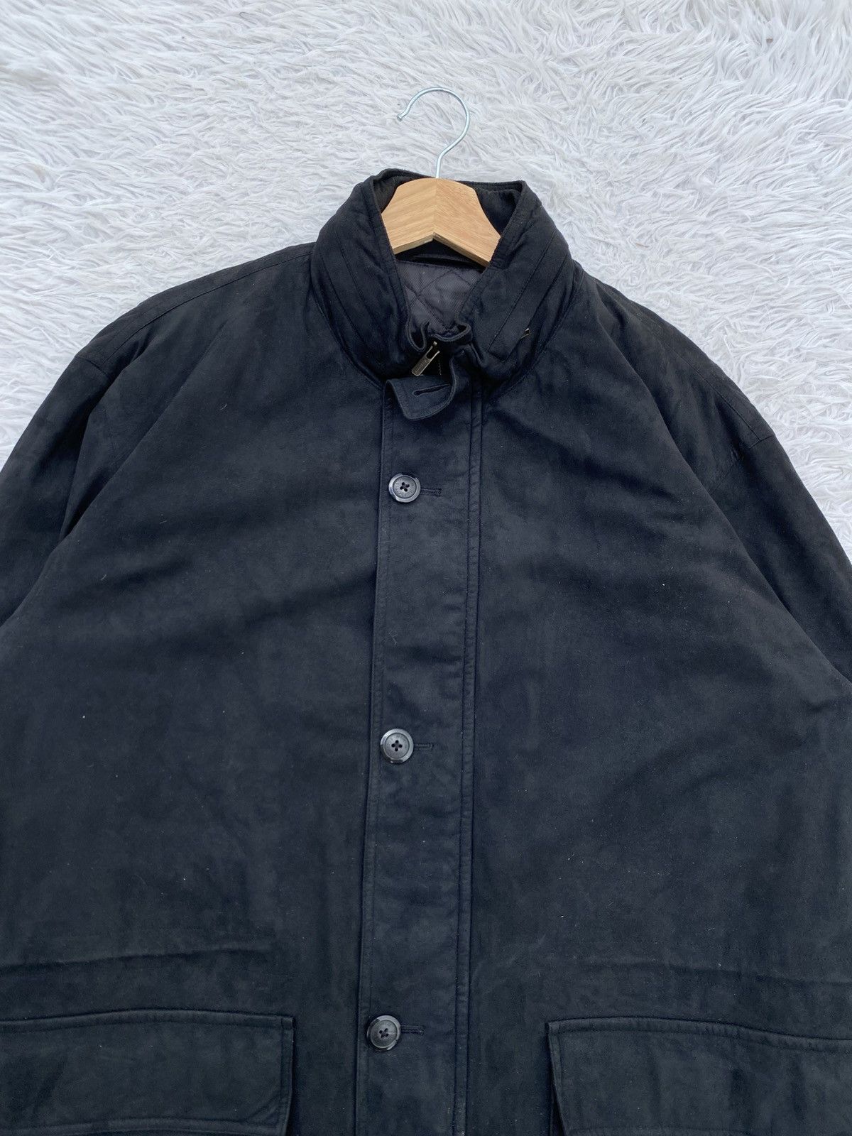 Burberry Rare Vintage 90s Burberry Black Jacket Size US L / EU 52-54 / 3 - 6 Thumbnail