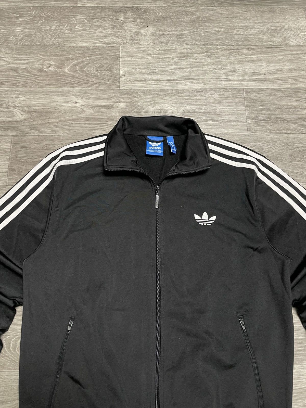 Adidas Adidas Fire Bird 3-Stripe Black Track Jacket Y2K Size US M / EU 48-50 / 2 - 2 Thumbnail