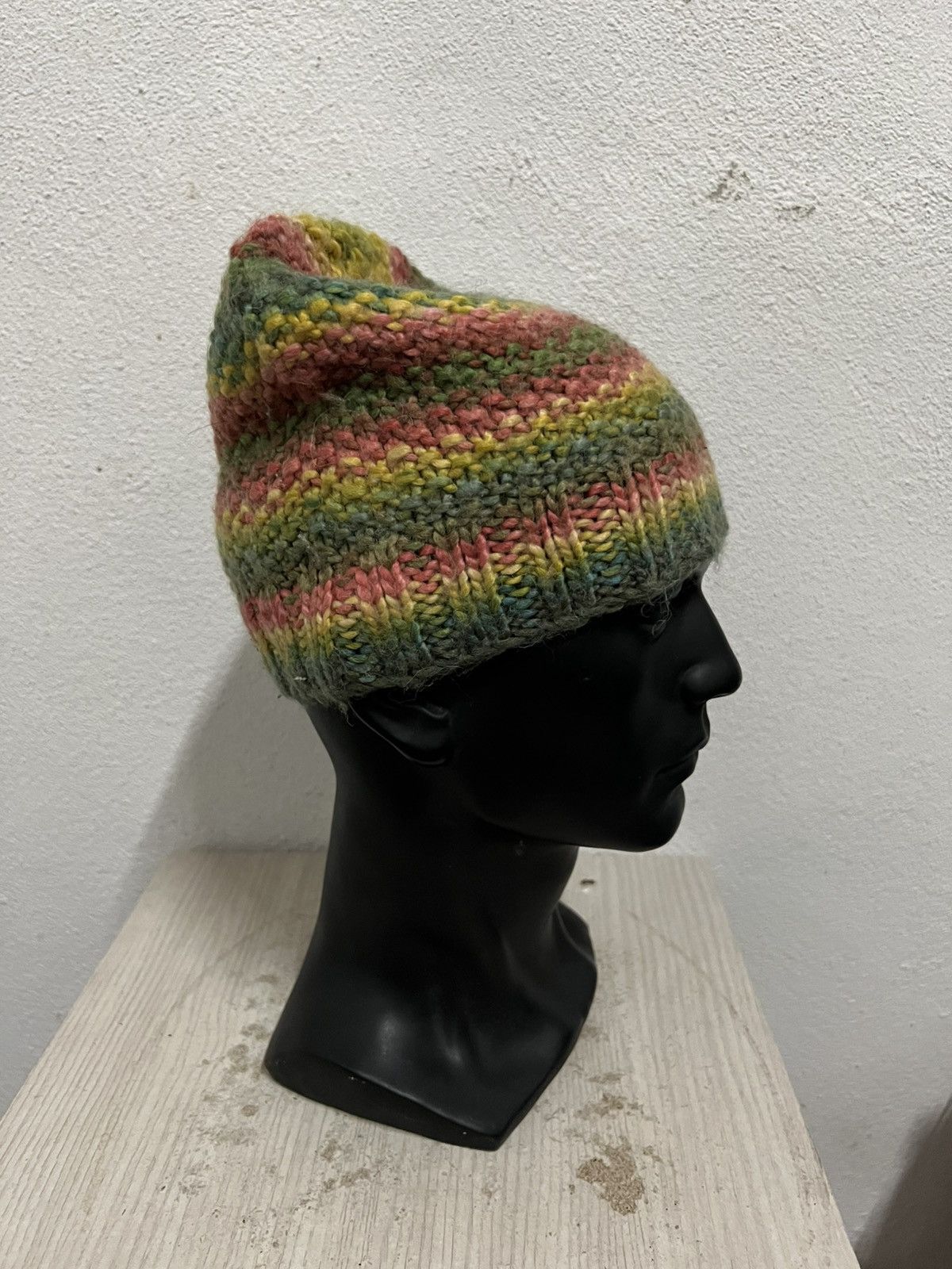 Zara ZARA knit rainbow Beanie Hat Size ONE SIZE - 4 Thumbnail