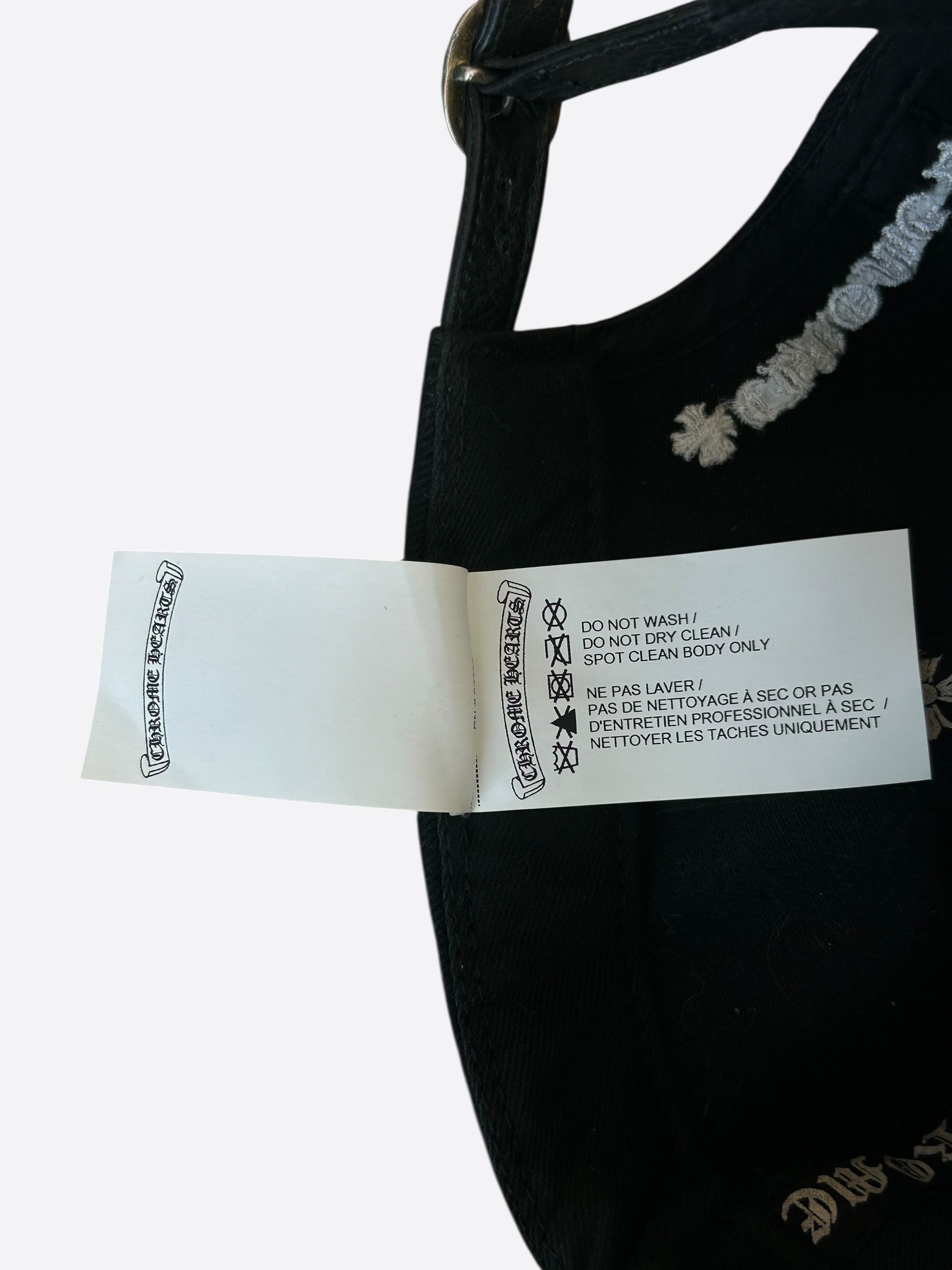 Chrome Hearts Chrome Hearts Matty Boy Black Embroidered Chomper Hat Size ONE SIZE - 6 Thumbnail