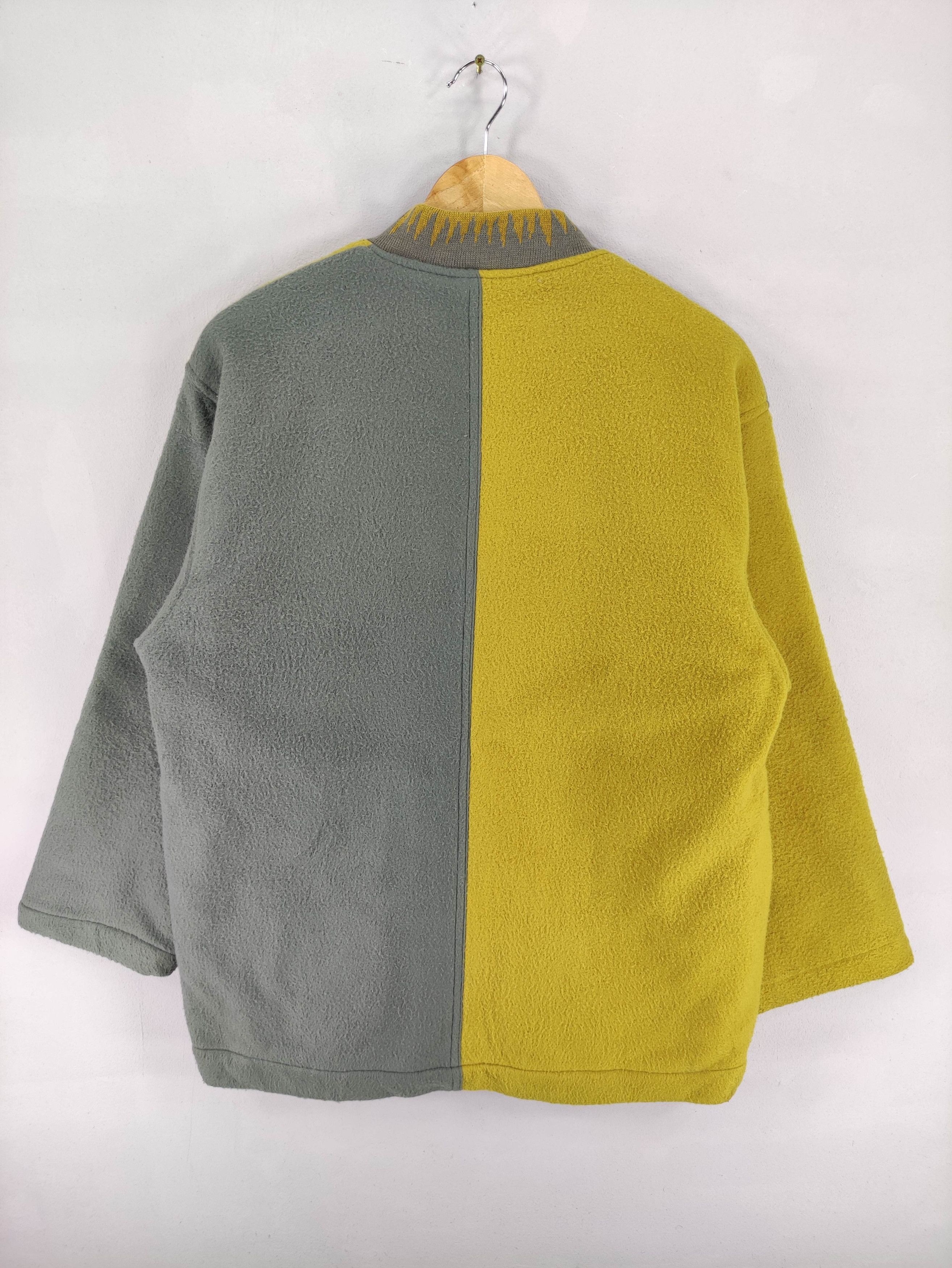 Mr. Junko Vintage Mr.Junko Fleece Block Colour Jacket Zipper Size US M / EU 48-50 / 2 - 10 Thumbnail