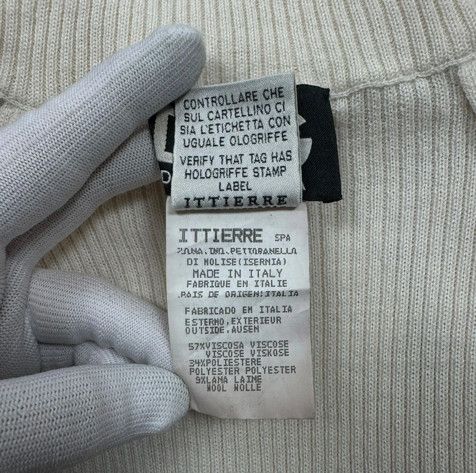 Dolce & Gabbana Dolce & Gabbana Vintage Ribbed Knit Jumper Viscose Wool Size M / US 6-8 / IT 42-44 - 16 Thumbnail