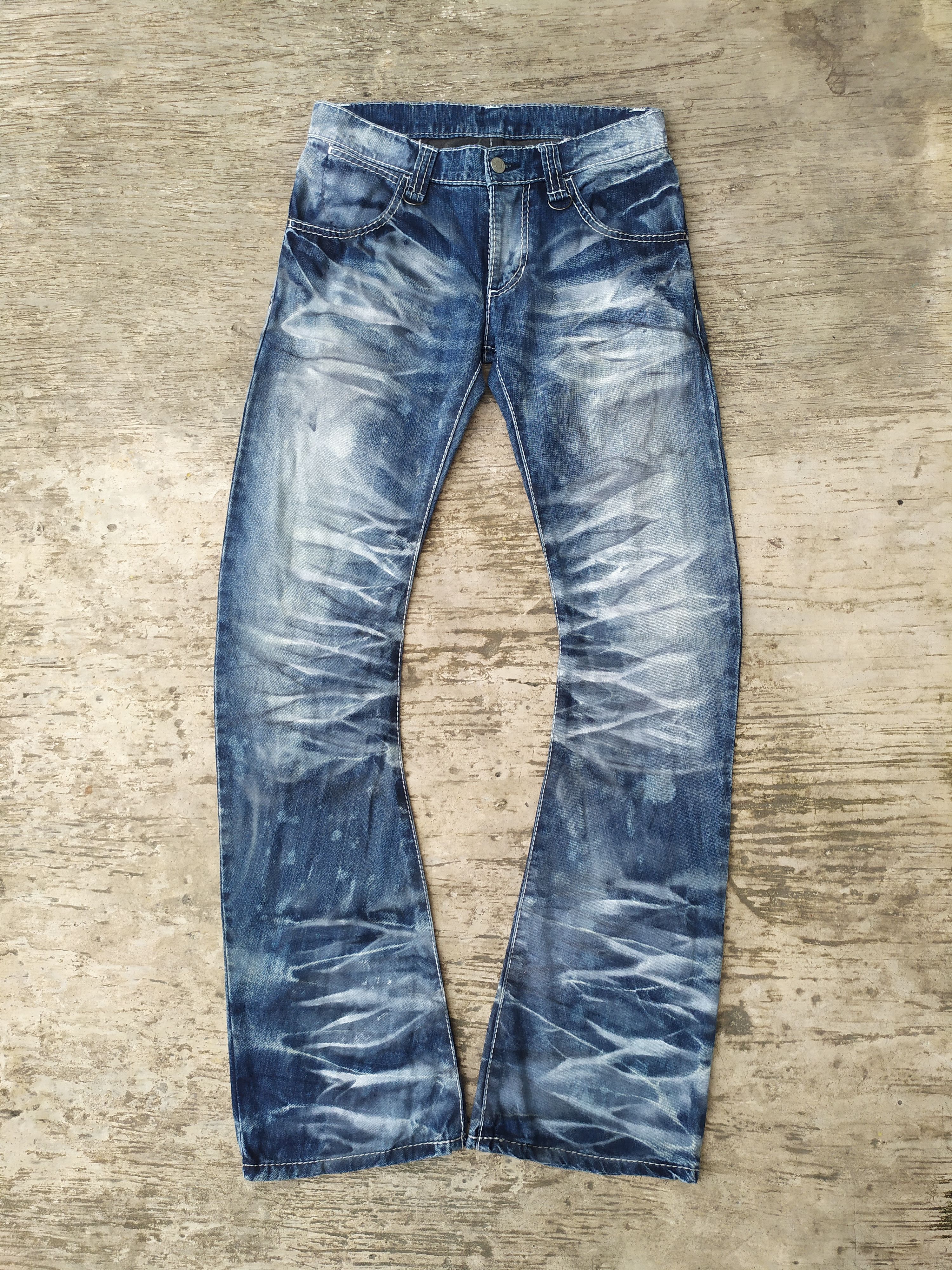 BUFFALO BOBS Buffalo Bobs Clawmark Curve Flare Jeans Size US 30 / EU 46 - 2 Thumbnail