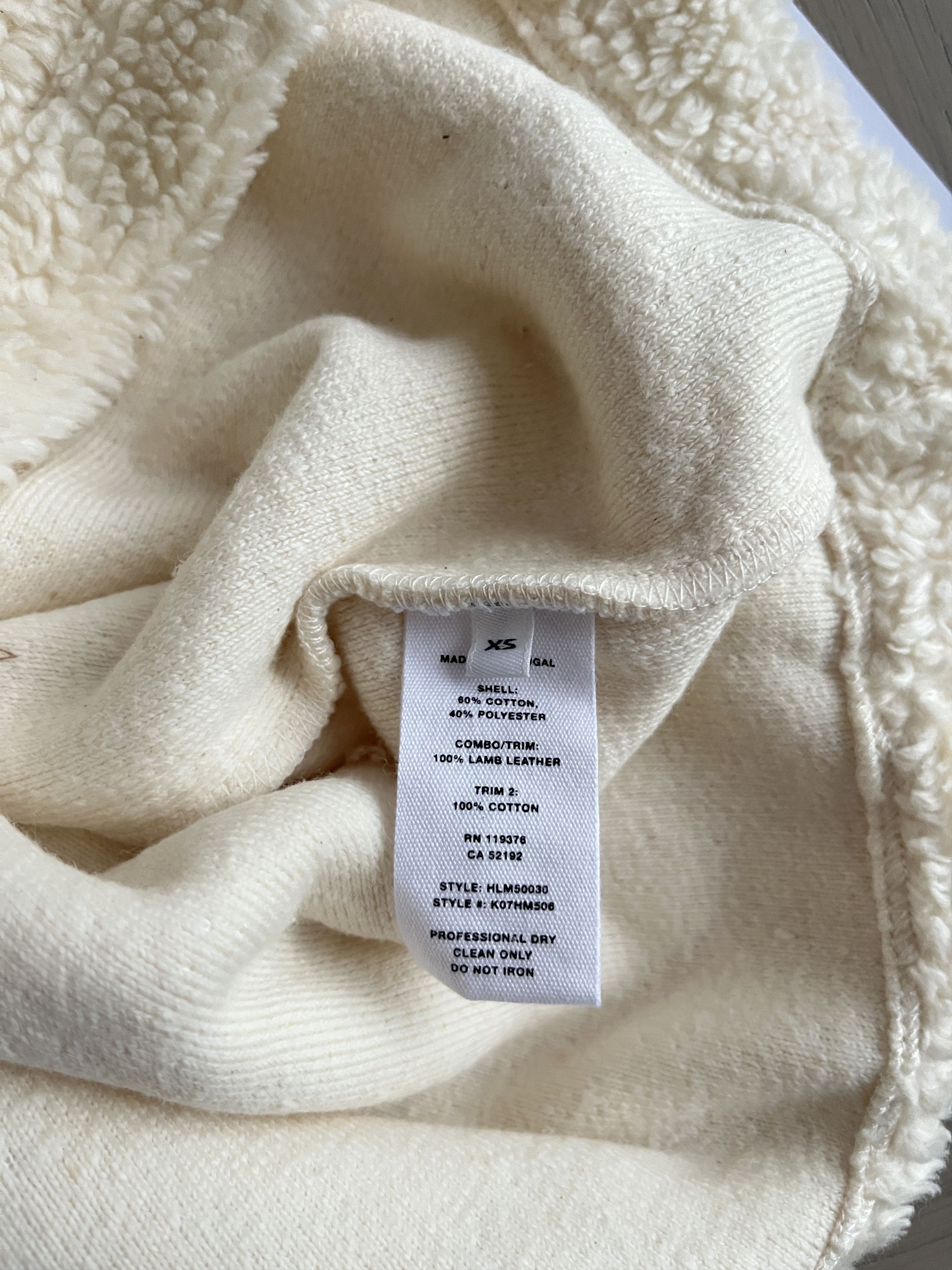 Helmut Lang ⚡️QUICK SALE⚡️Helmut Lang Sample Shaggy Fleece Sweatshirt Size US XS / EU 42 / 0 - 4 Thumbnail