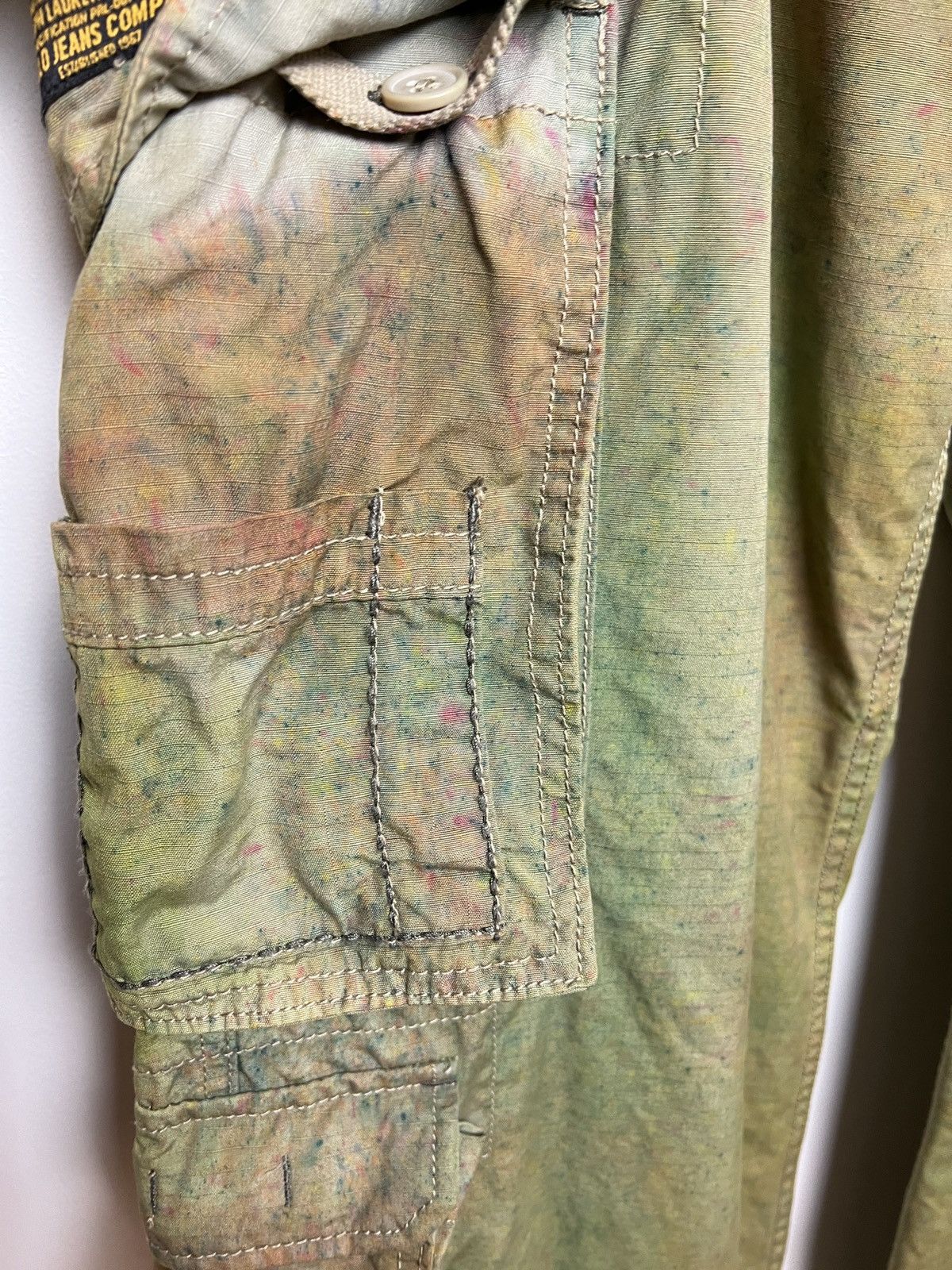 Polo Ralph Lauren ralph lauren tie dye cargo camo multipocket army pants Size US 36 / EU 52 - 8 Thumbnail