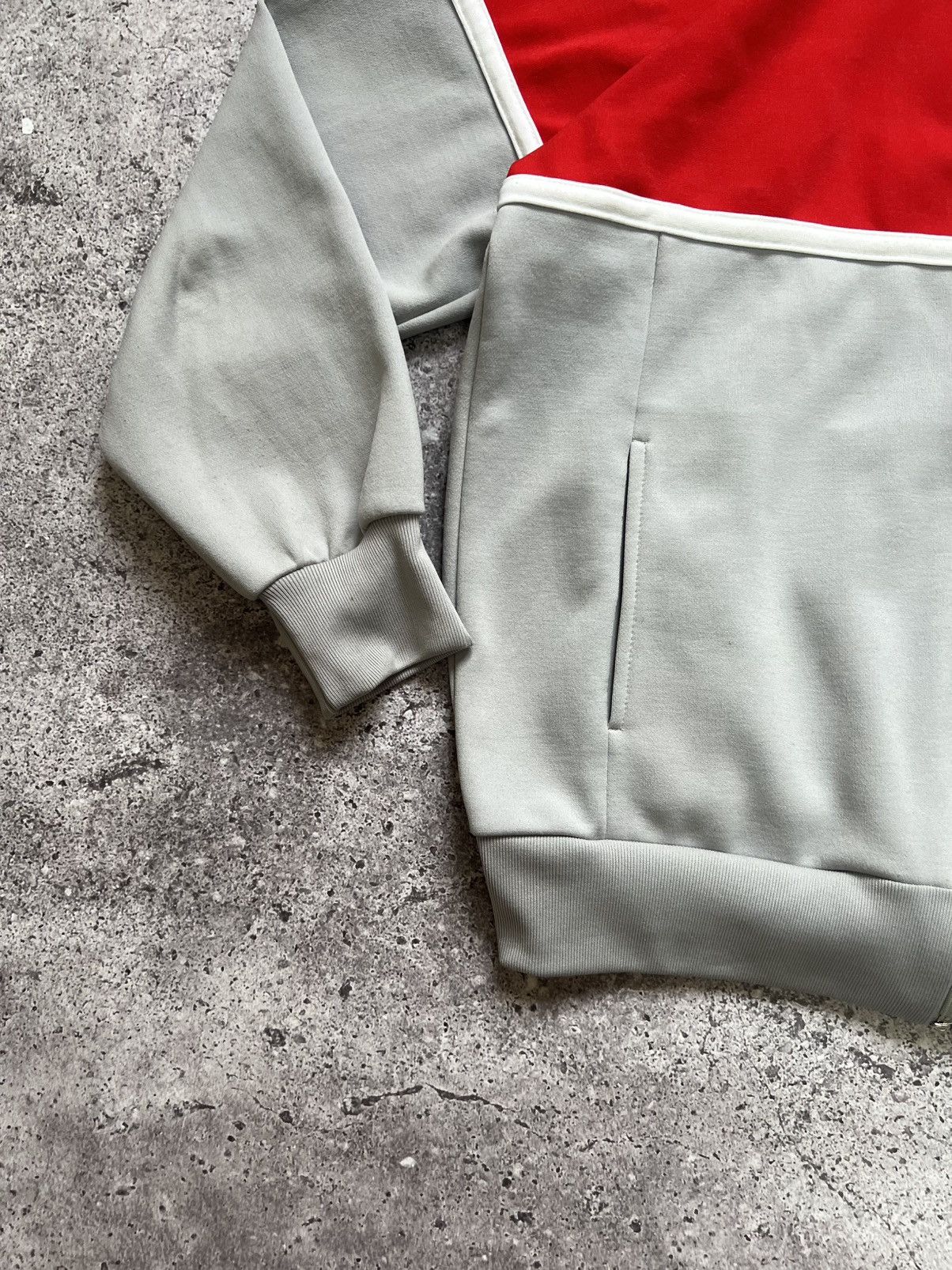 Adidas × Vintage Vintage 80s 90s Adidas Track Jacket Gray Red Small Men's Size US S / EU 44-46 / 1 - 6 Thumbnail