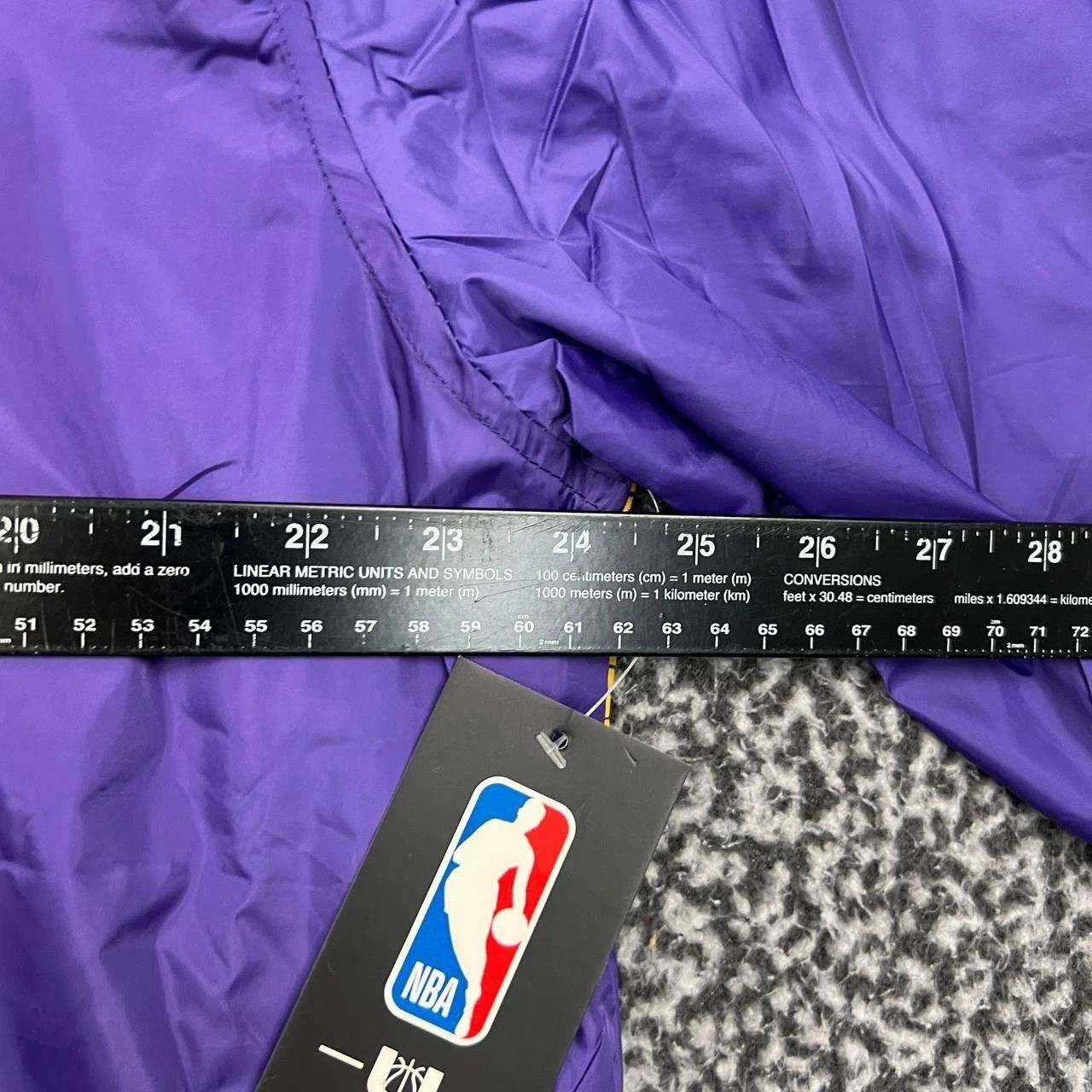 NBA Los Angeles LA Lakers Windbreaker Jacket Men L NBA 1/4 Zip Size US L / EU 52-54 / 3 - 6 Thumbnail
