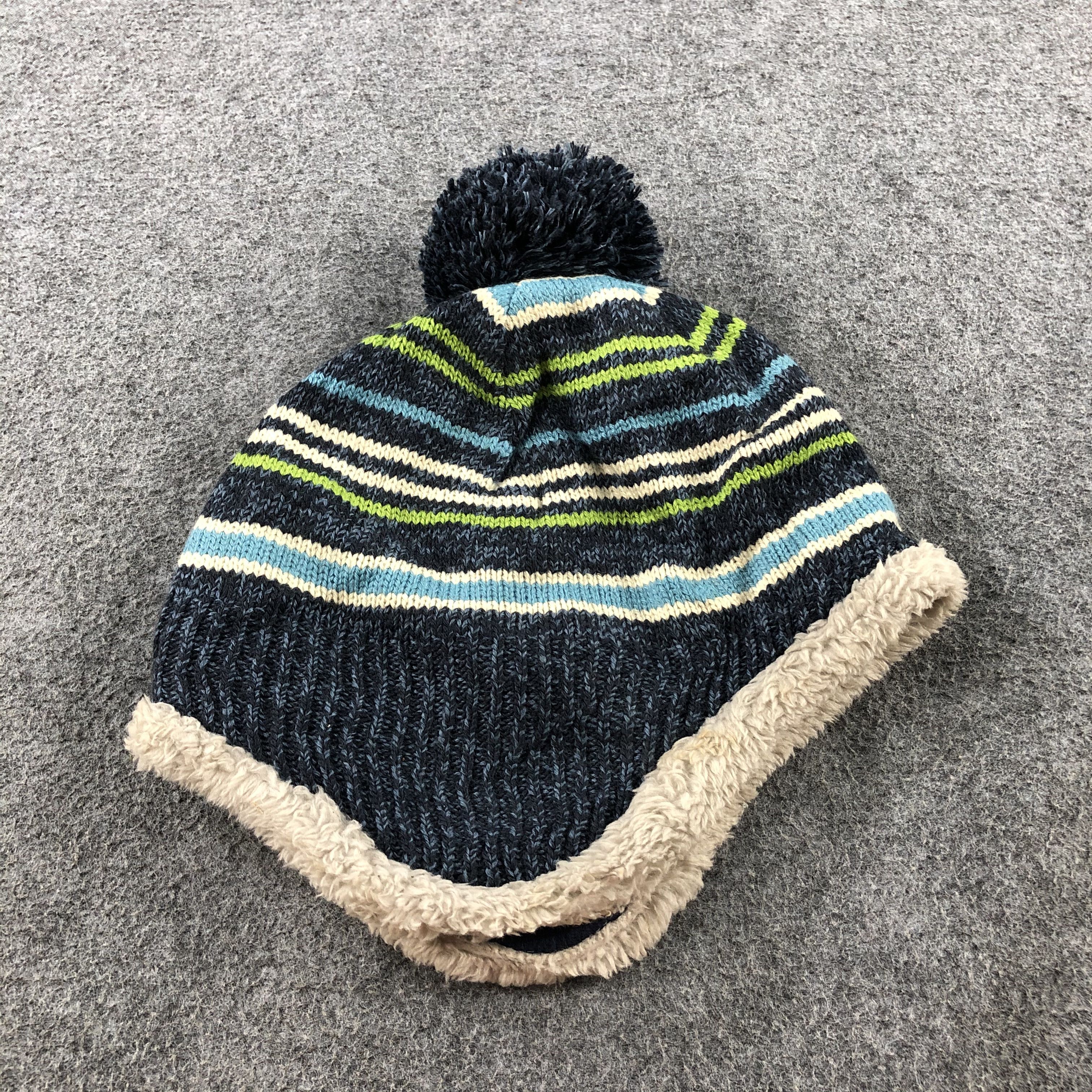 Vintage Ushanka Earflap Bobble Beanie Snowcap Snow Hat B446 Size ONE SIZE - 4 Thumbnail