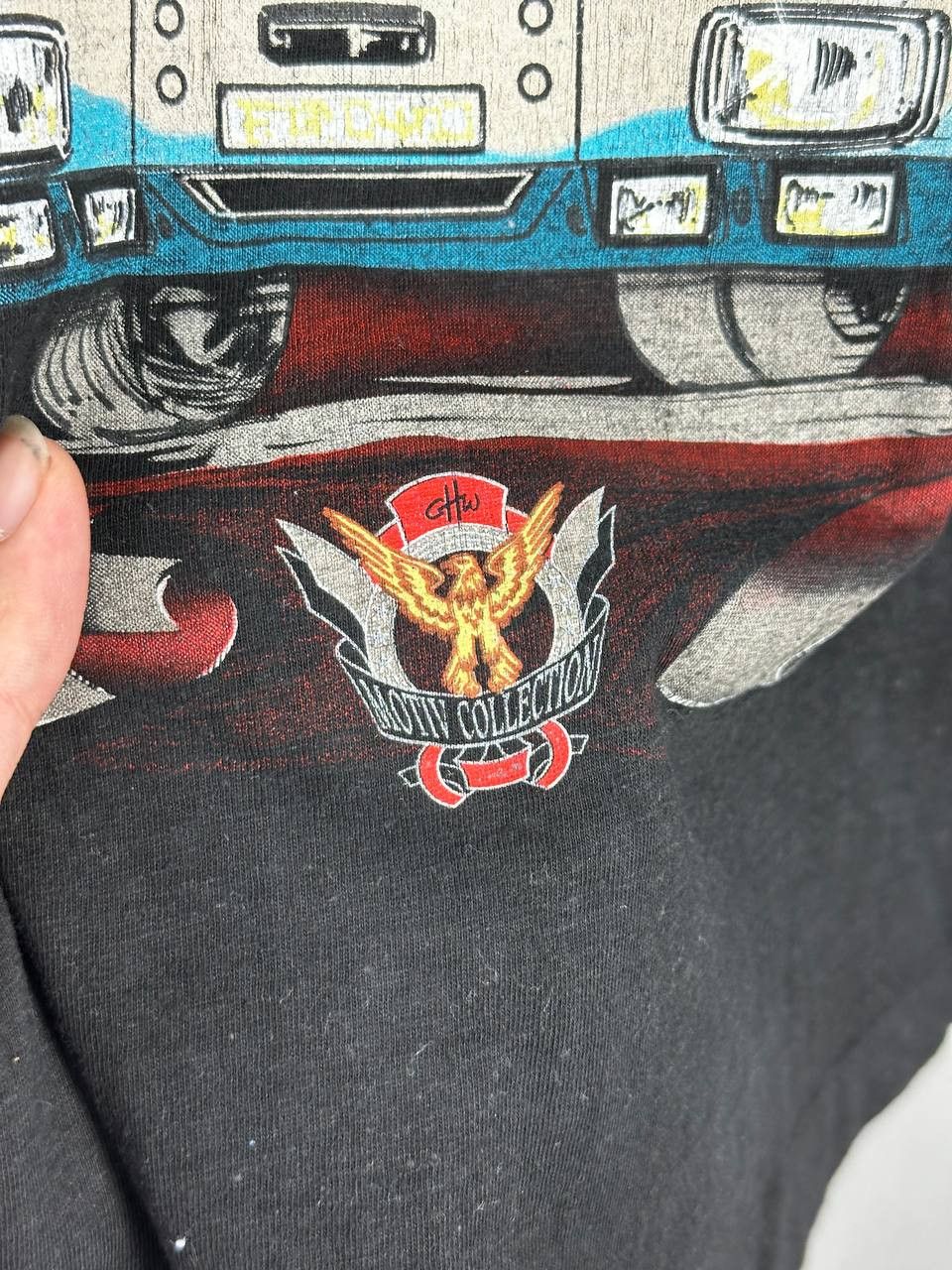 Harley Davidson Vintage 80's GHW Motiv Collectiv Trucker T-shirt Size US M / EU 48-50 / 2 - 5 Thumbnail
