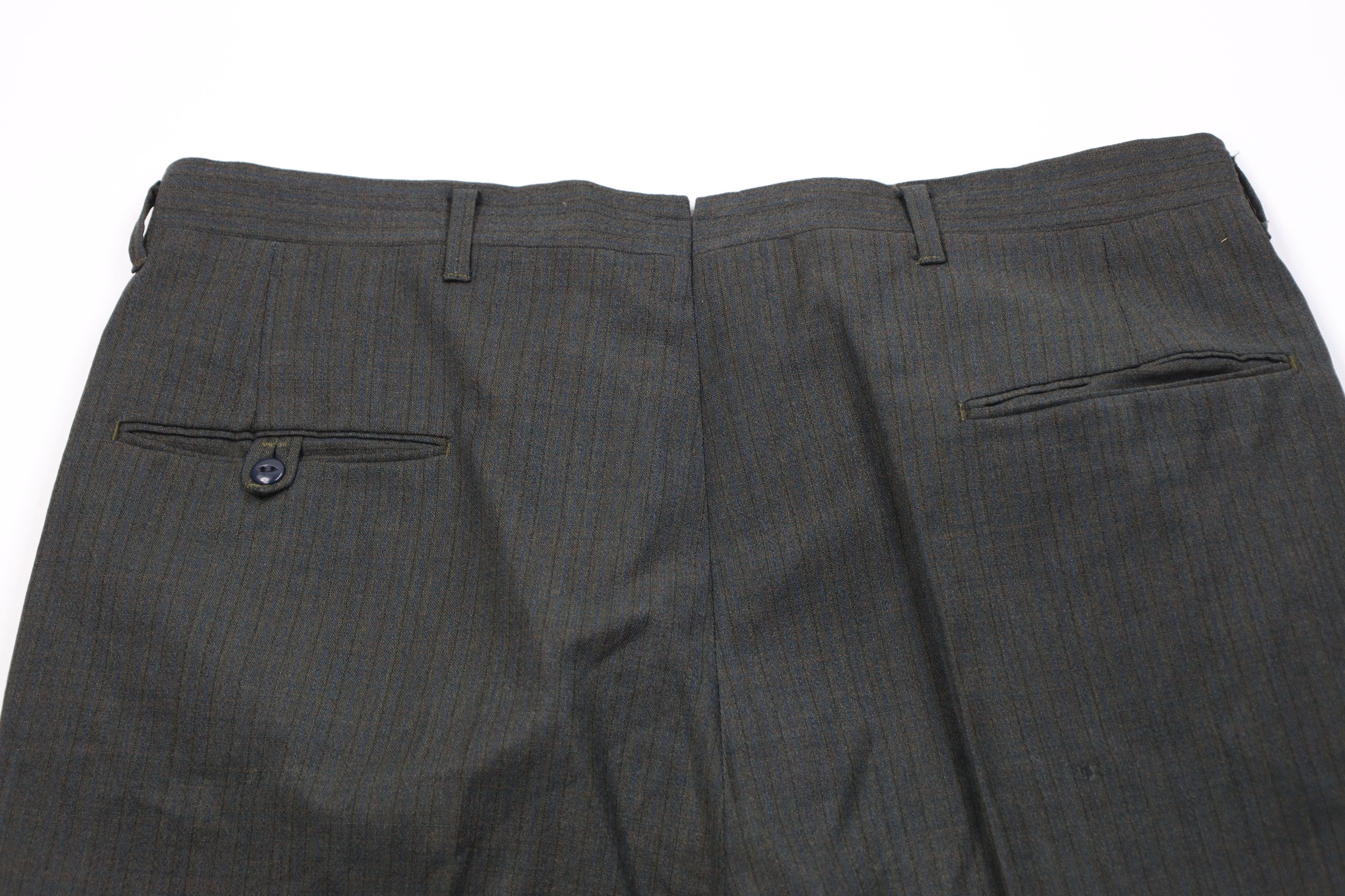 Vintage Vintage 50s Streetwear Wool Rayon Gabardine Chino Pants USA Size US 36 / EU 52 - 11 Thumbnail
