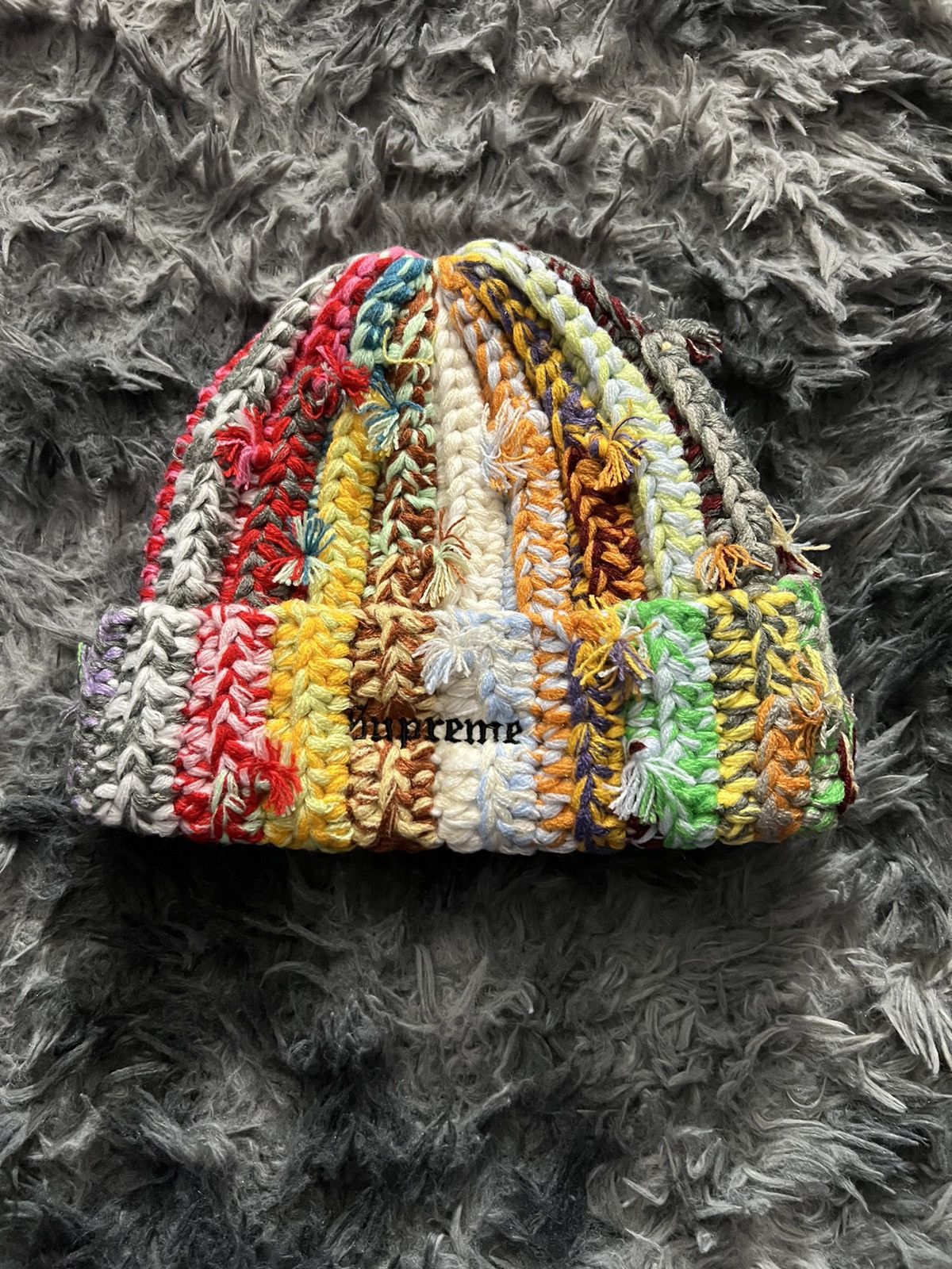 The Hand Tied Beanie Multicolor is pressure 🔥😮‍💨 : r/Supreme