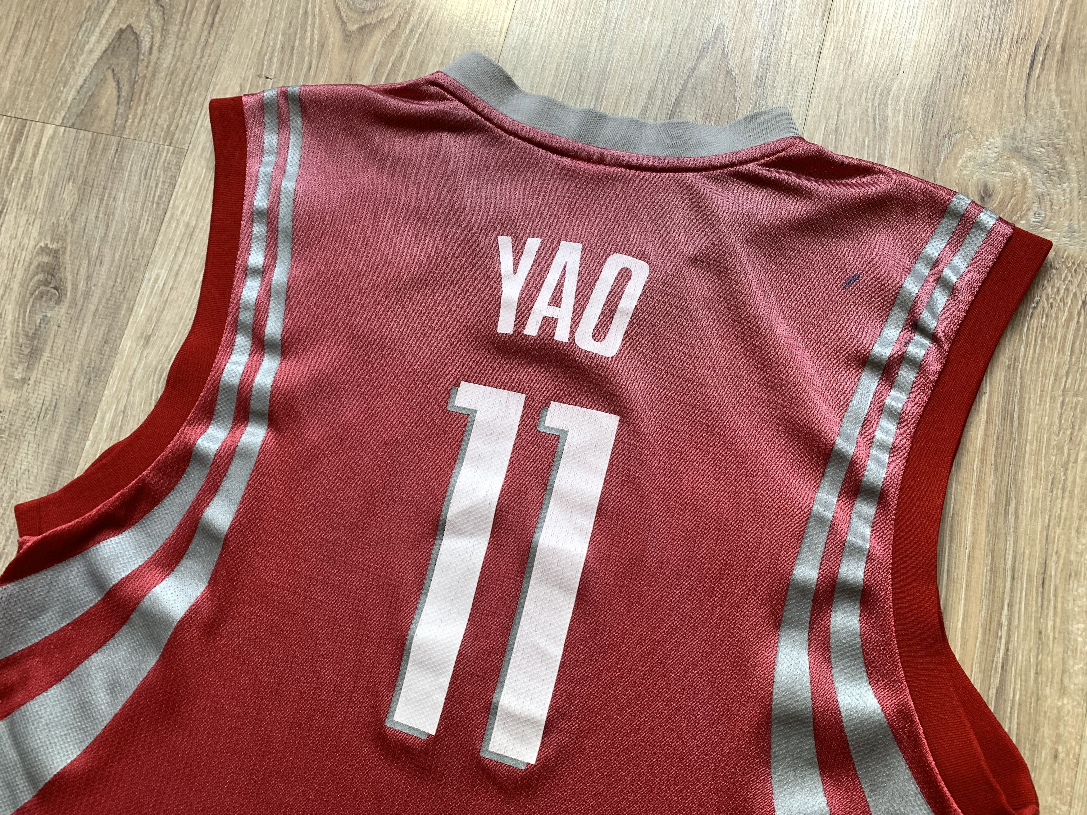 NBA × Reebok × Vintage Vintage Reebok Yao Minh Houston Rockets #11 Jersey Size US L / EU 52-54 / 3 - 7 Thumbnail