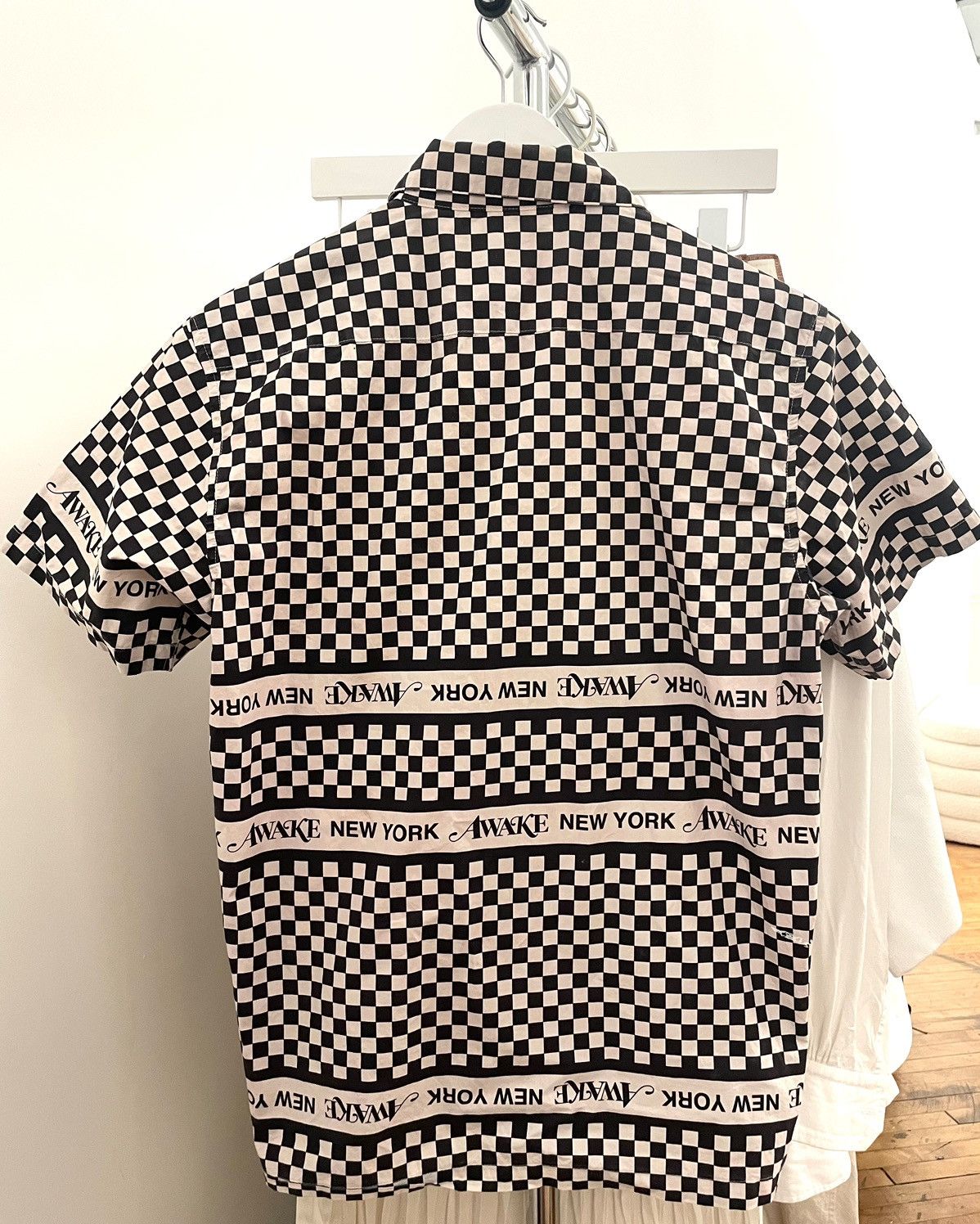 Awake NY Awake NY Camp Collar Checkerboard Logo Shirt Size US M / EU 48-50 / 2 - 2 Thumbnail
