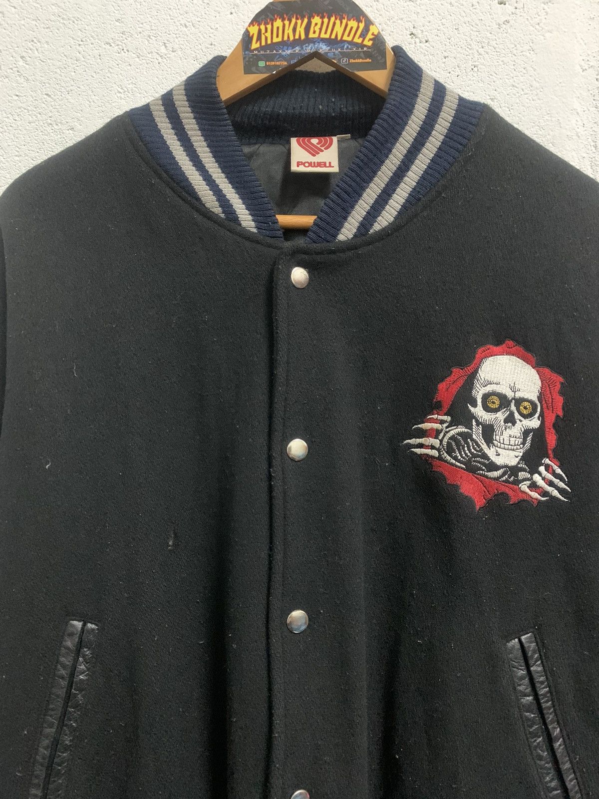 Powell Peralta Vintage Early 2000s Powell Peralta Varsity Wool Jacket Size US M / EU 48-50 / 2 - 8 Thumbnail