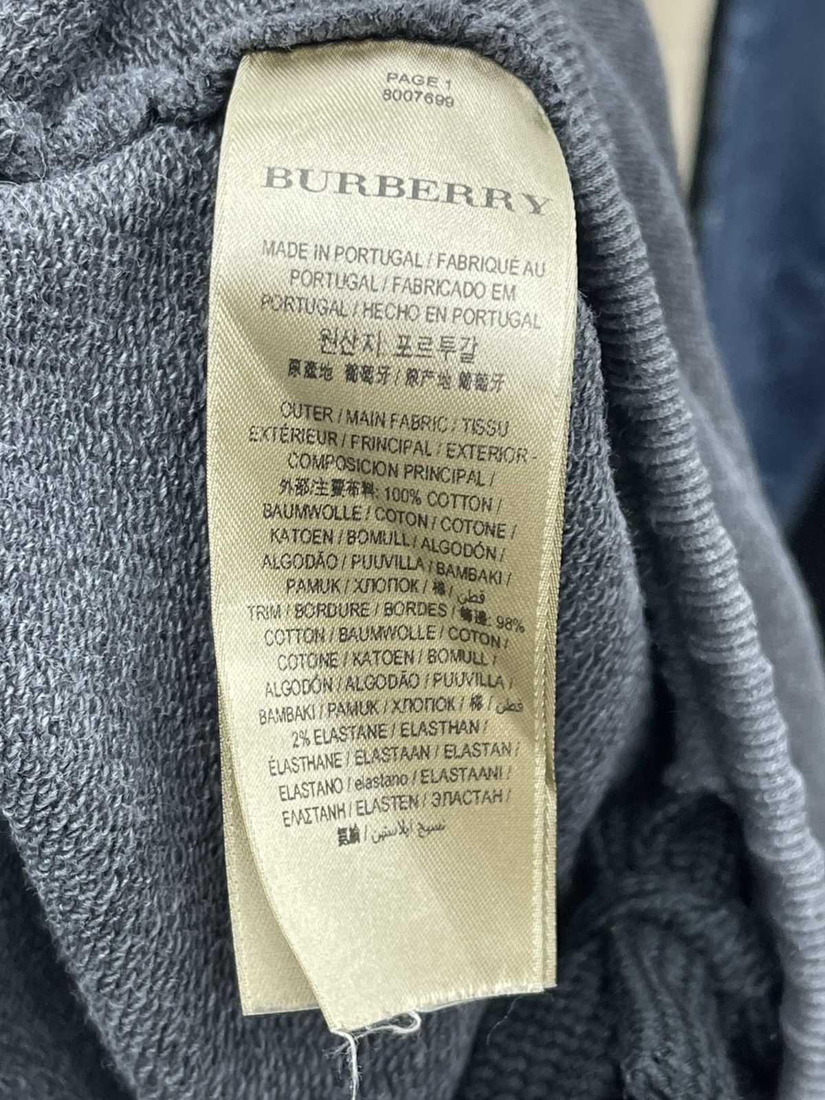 Burberry Size XXL - Burberry Grey Sweatpants Size US 38 / EU 54 - 11 Thumbnail