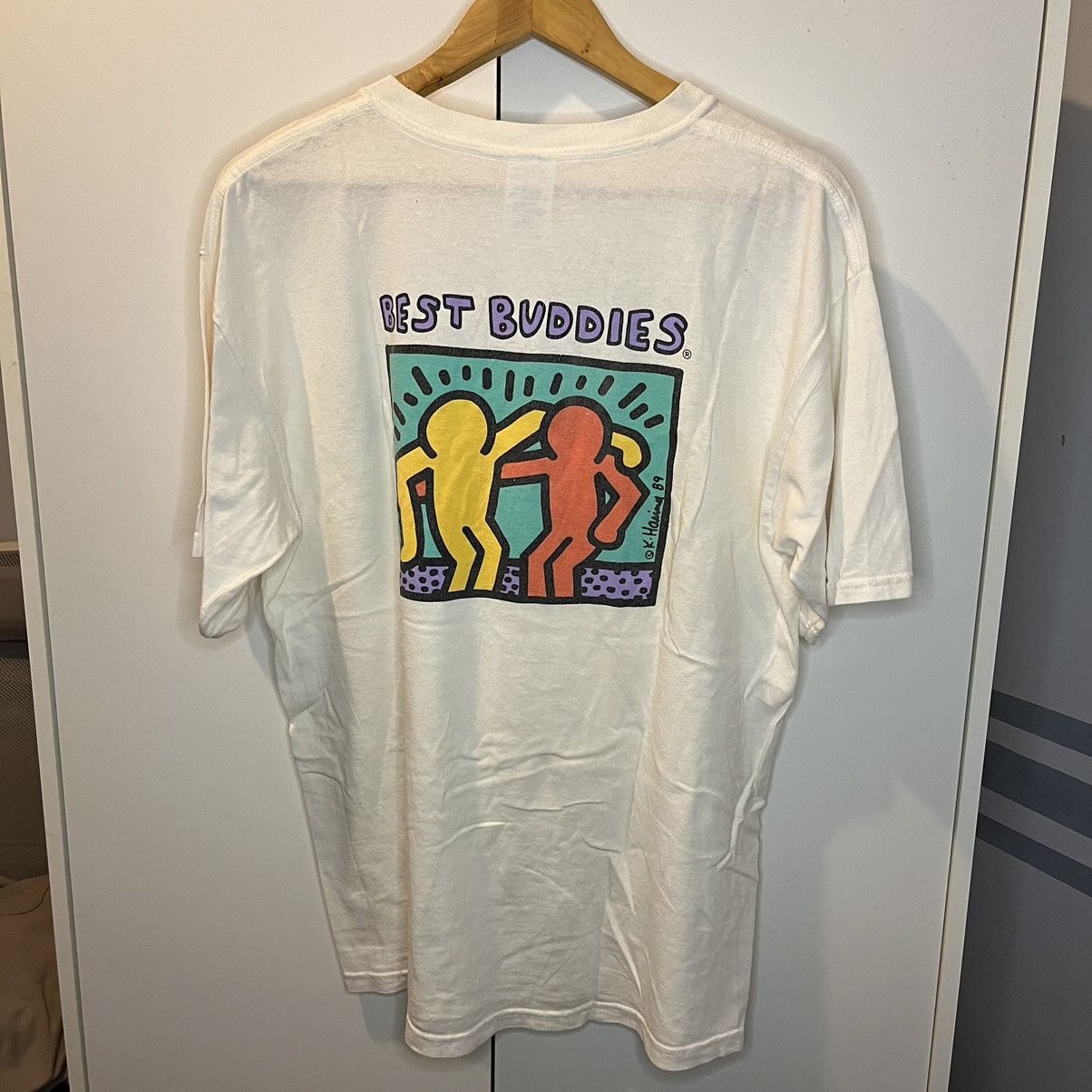 Arts & Science 00's Keith Harring Best Buddies Art Shirt Size US L / EU 52-54 / 3 - 1 Thumbnail