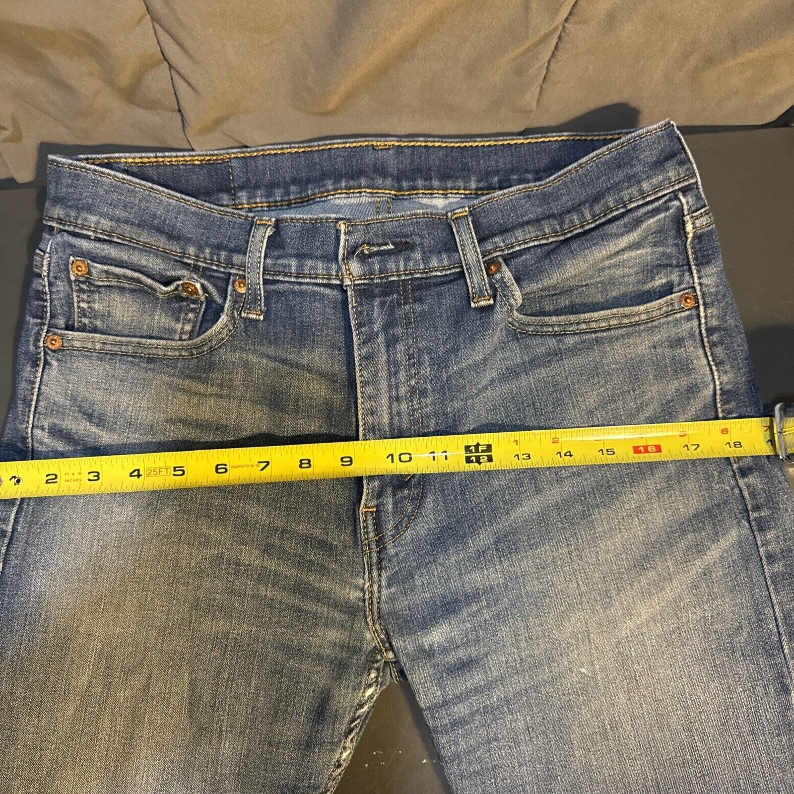 Levi's Levi's 513 Men's Jeans Size 33x30 Slim Fit Straight Leg Stre Size US 33 - 11 Thumbnail