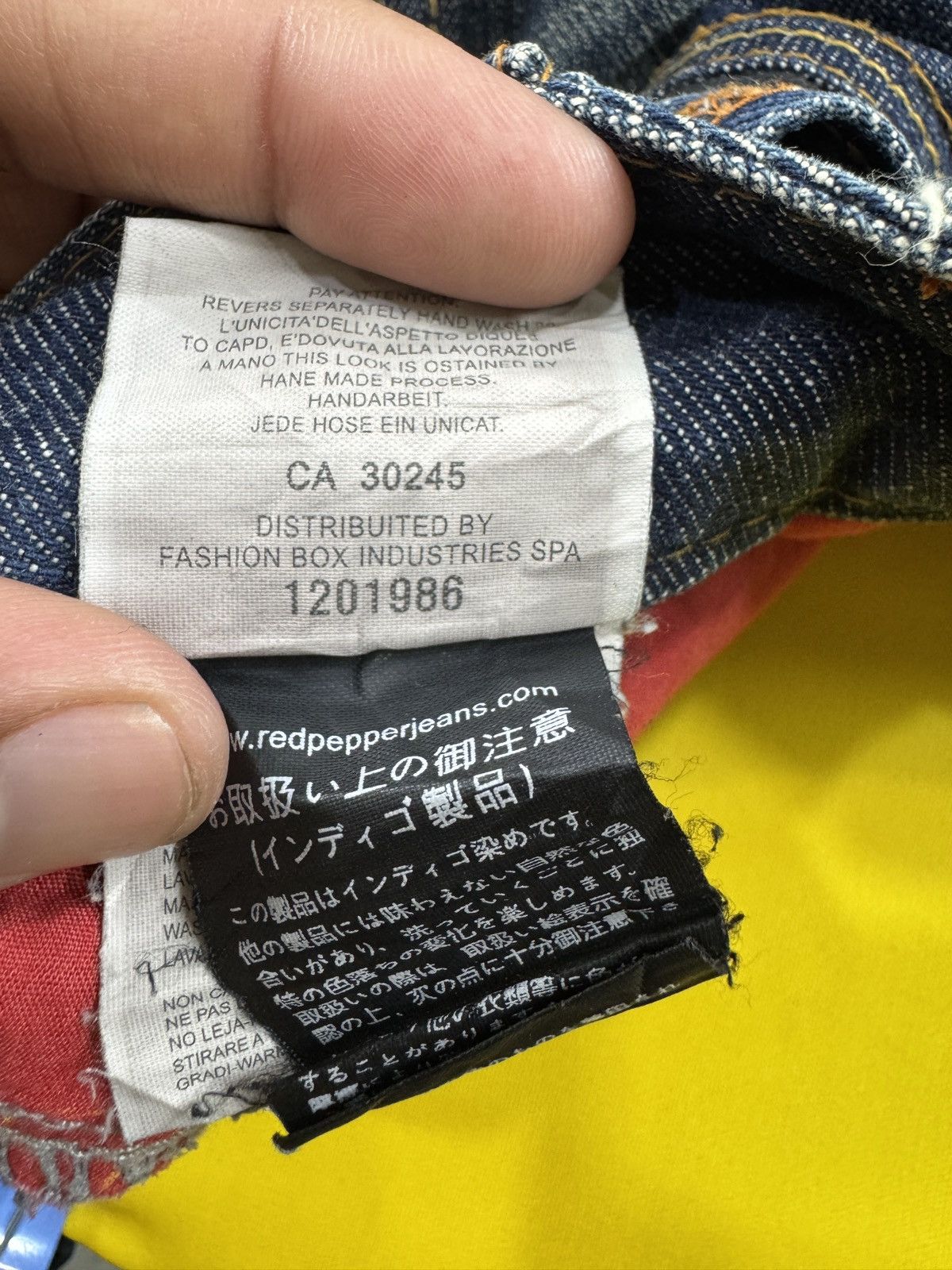 Japanese Brand Red peppers flare jeans Size US 28 / EU 44 - 16 Thumbnail