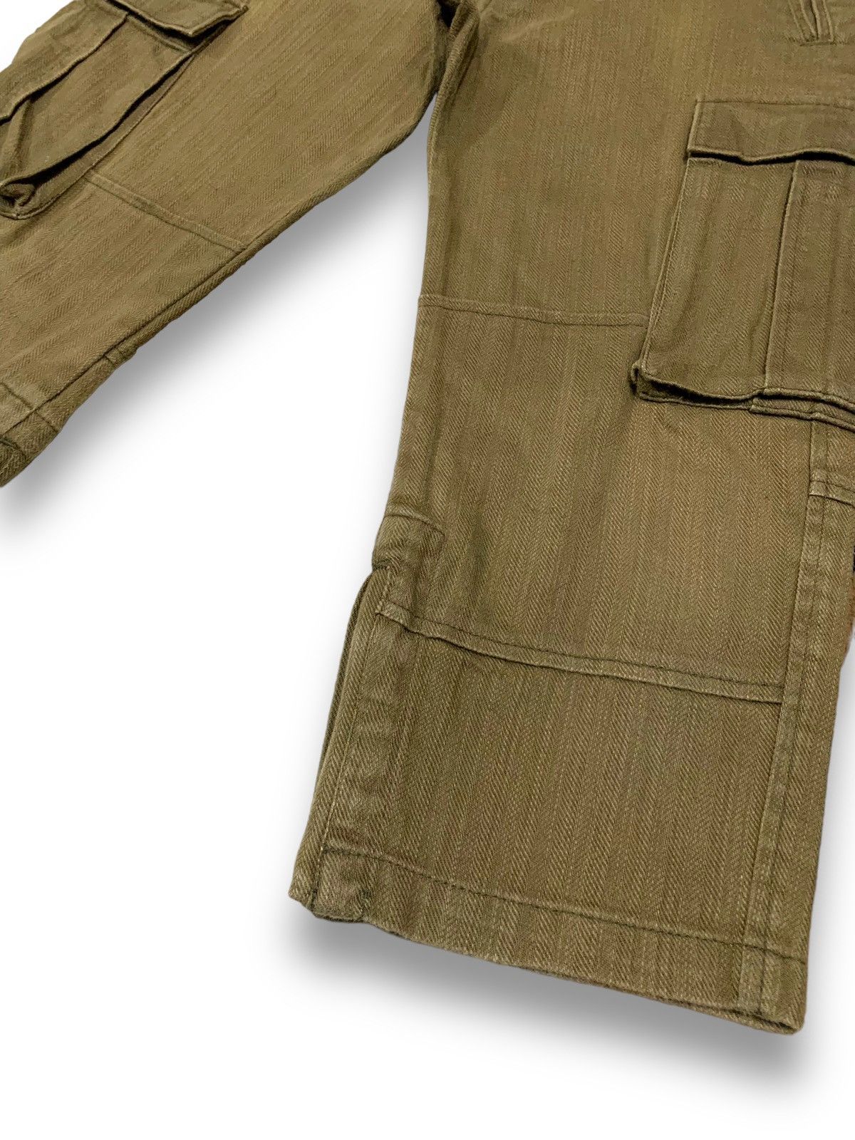 Takeo Kikuchi Vintage Takeo Kikuchi Multi-pockets Tactical 3/4 Cargo Jeans Size US 32 / EU 48 - 12 Thumbnail
